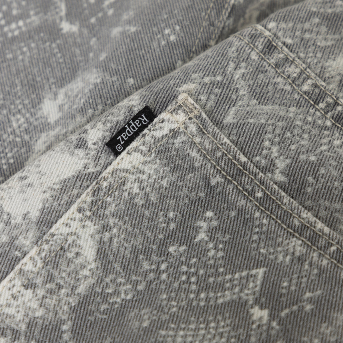 Snake Baggy Jean Gris