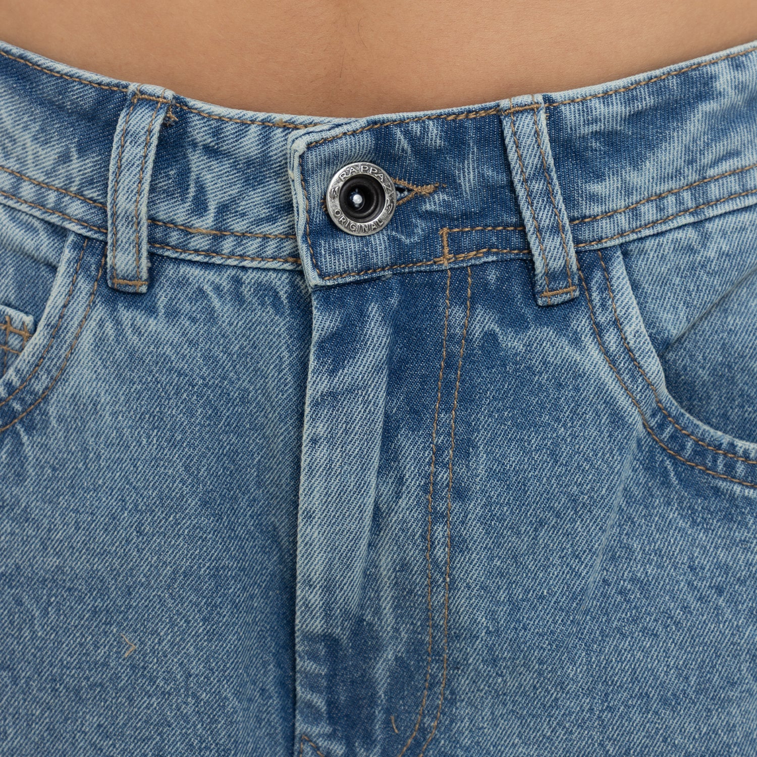 Oversized Flow Denim Light Blue WOMAN