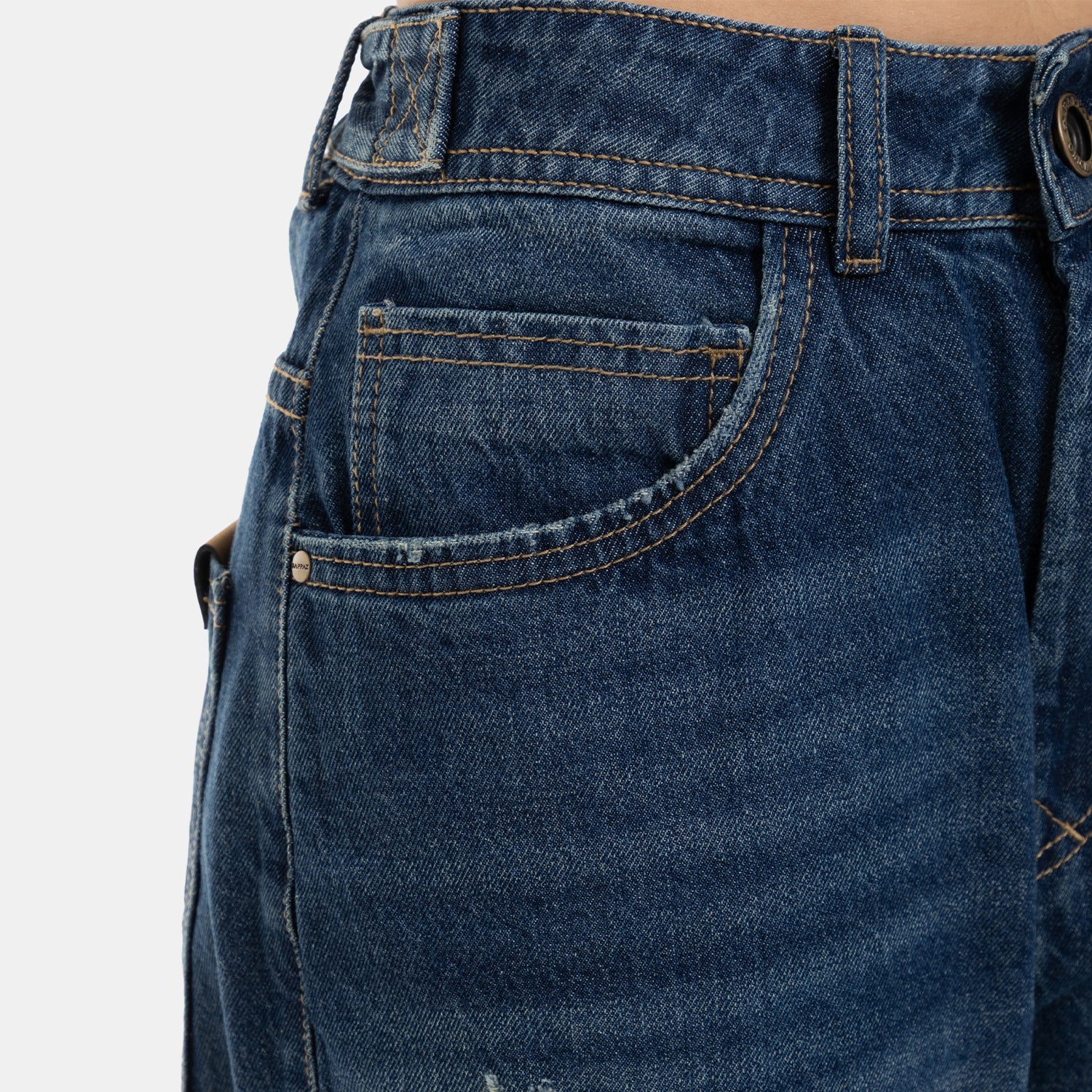 Oversized Flow Denim Deep Blue WOMAN