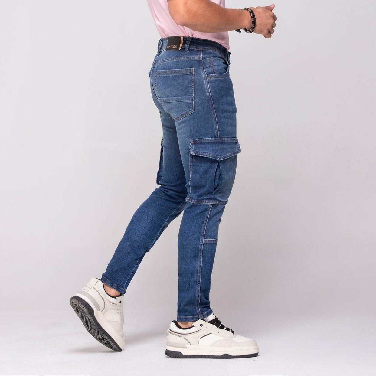 Jean Cargo Skinny Costura Expuesta Marca Rappaz
