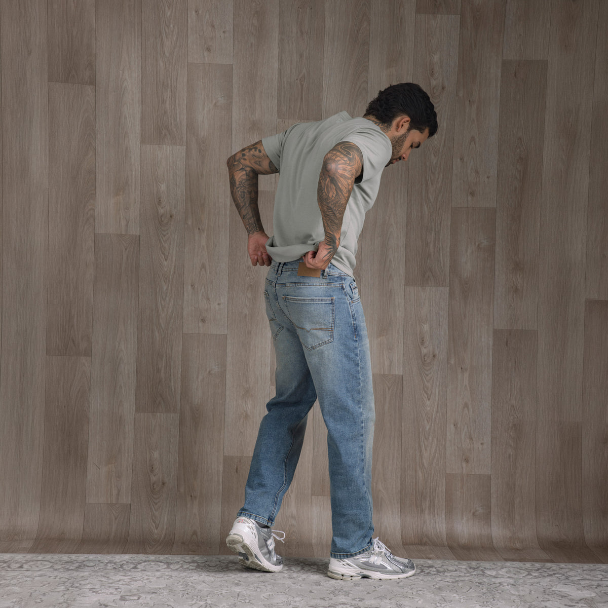 Vintage Regular Jean Azul Medio