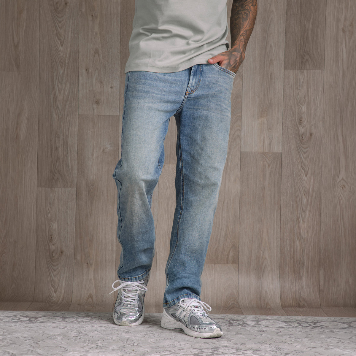 Vintage Regular Jean Azul Medio