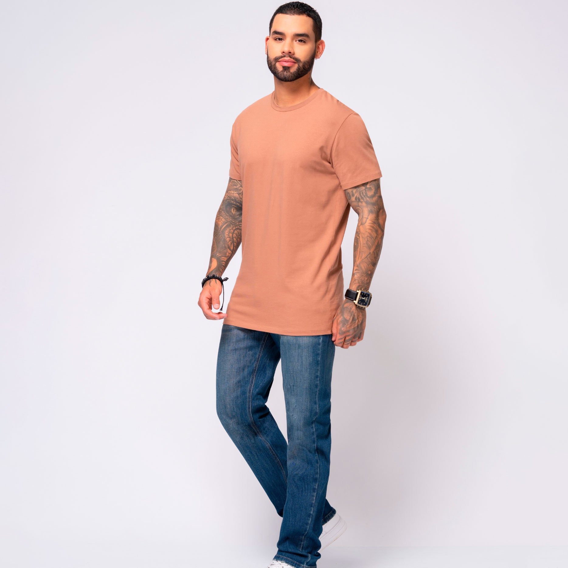 Jean Regular Desgaste Efecto Bigote Marca Rappaz