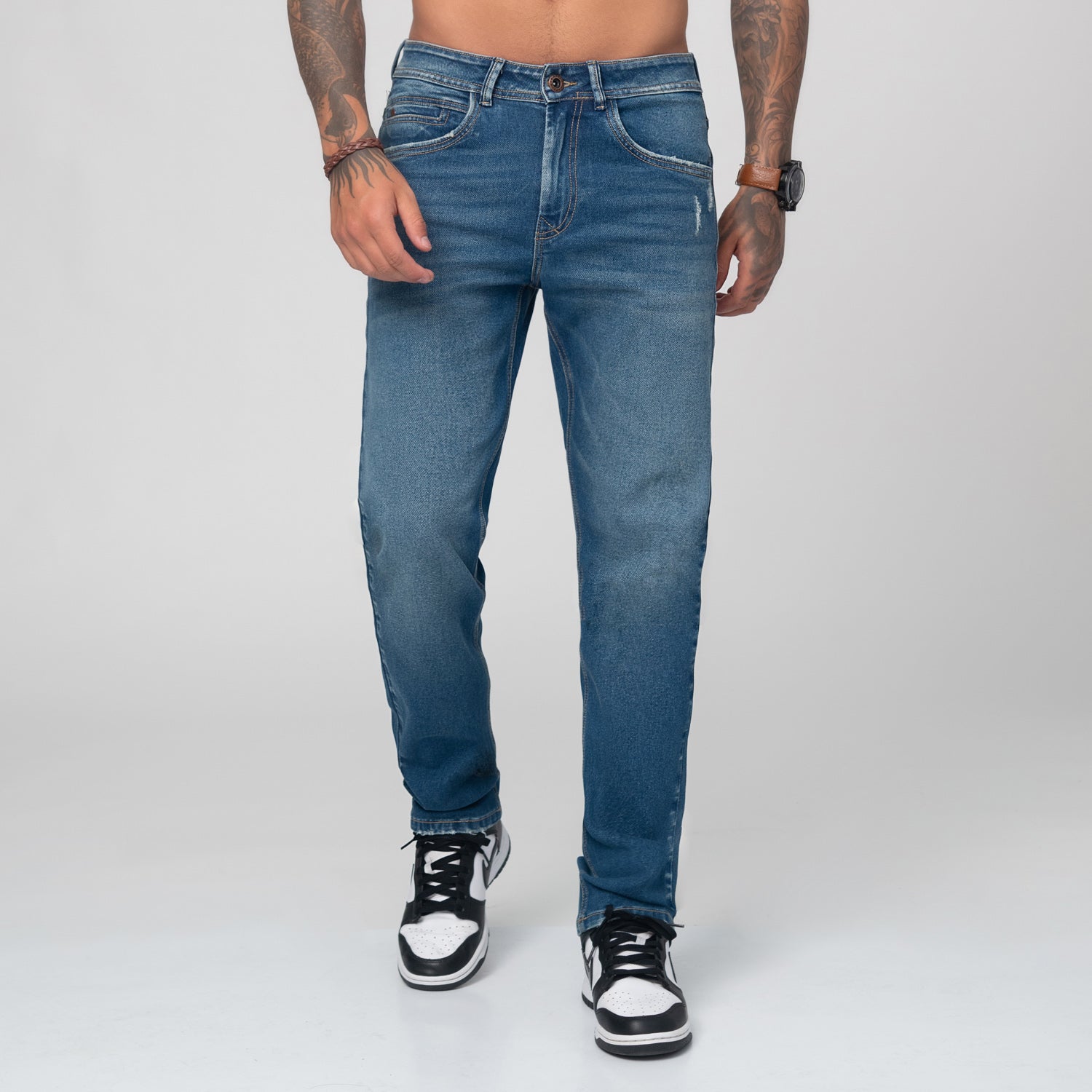 Slim Fit Jeans Mid Blue