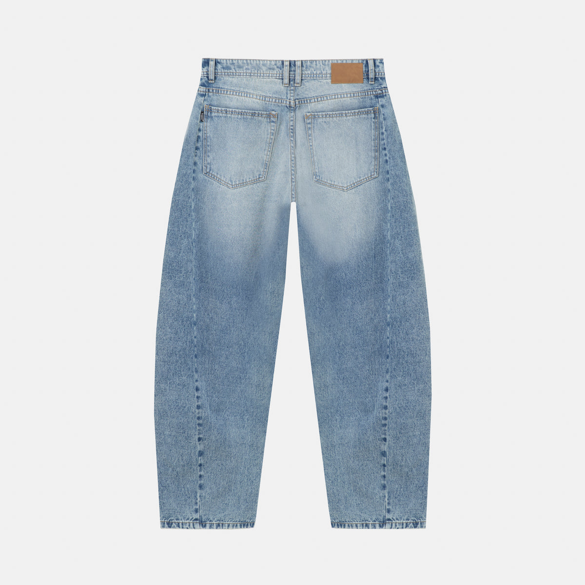 Curve Barrel Jean Azul Medio