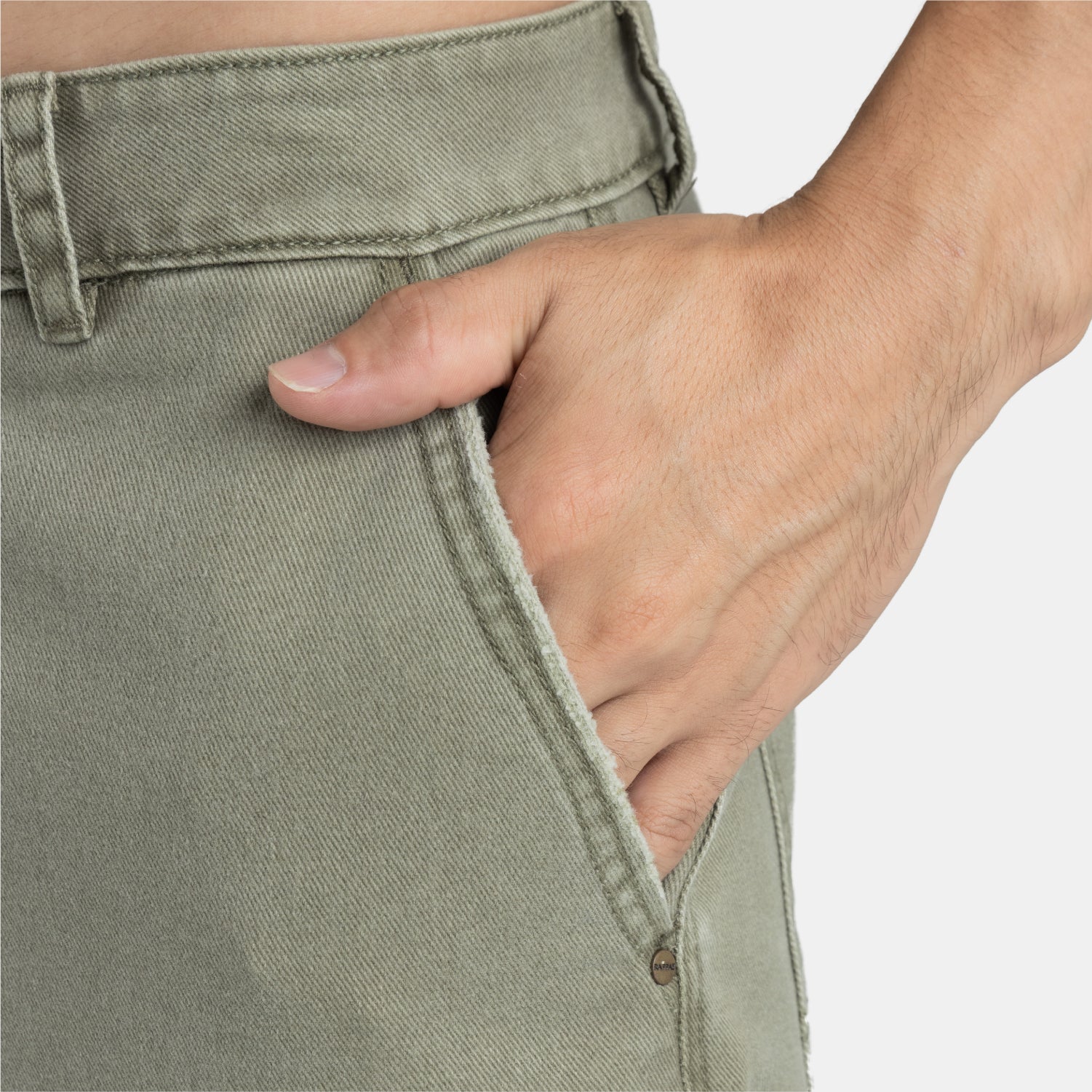 Carpenter Denim Pants Olive Green