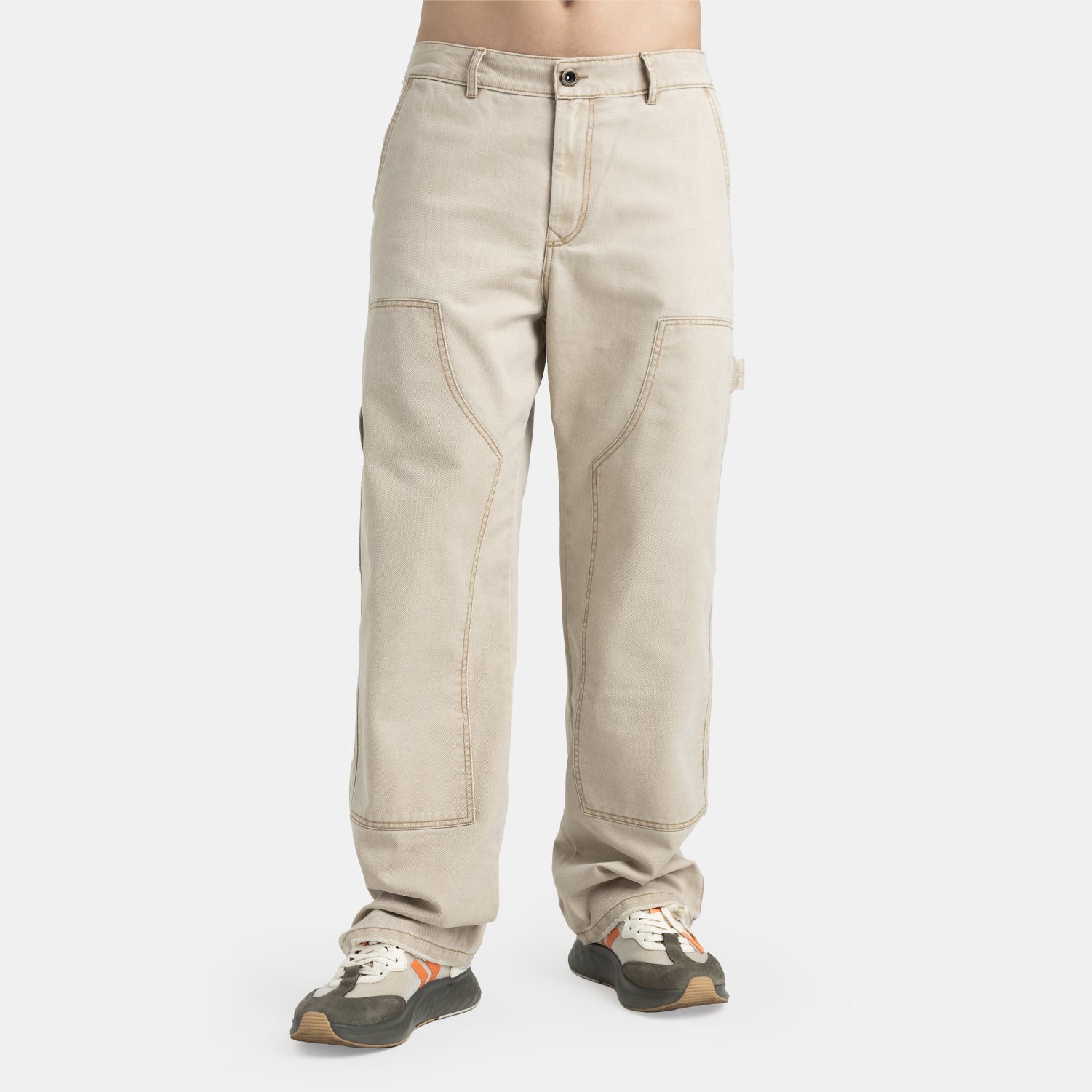 Carpenter Denim Pants Kaki