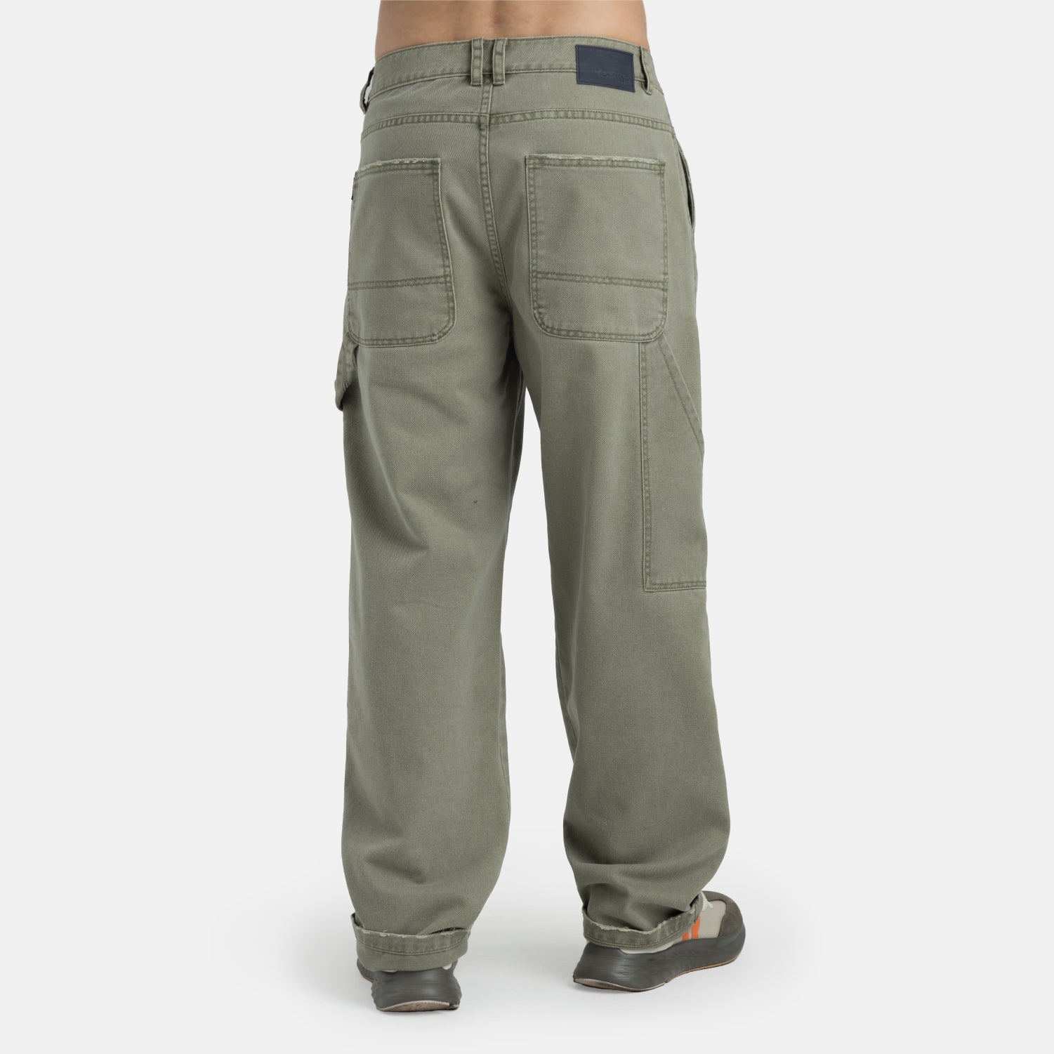 Carpenter Denim Pants Olive Green