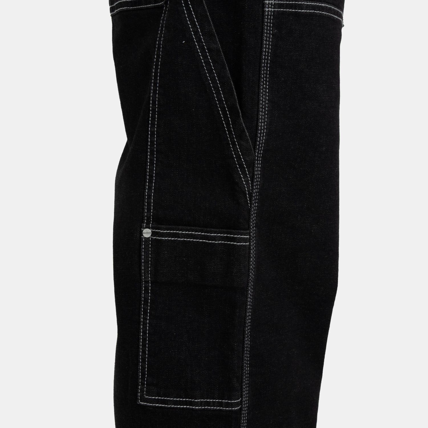 Carpenter Worker Relaxed Jeans Black
