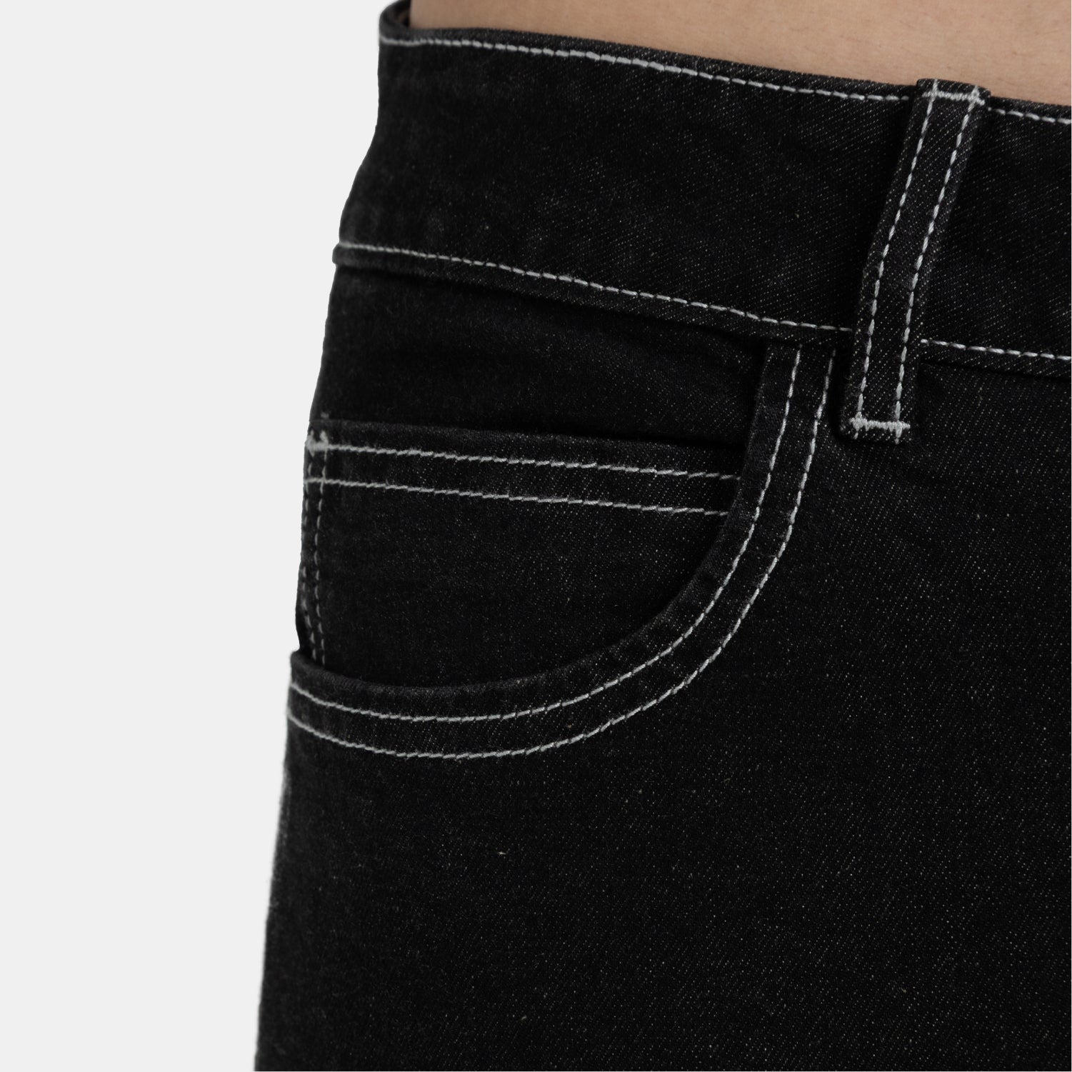 Carpenter Worker Relaxed Jeans Black