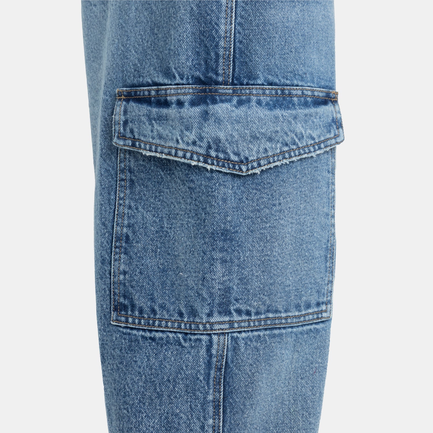 Urban Cargo Relaxed Jeans Medium Blue