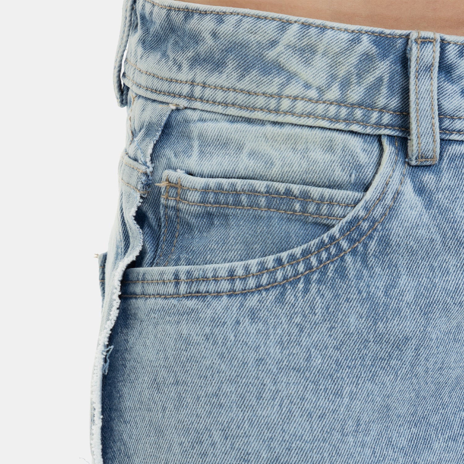 Denim Flow Relaxed Light Blue WOMAN