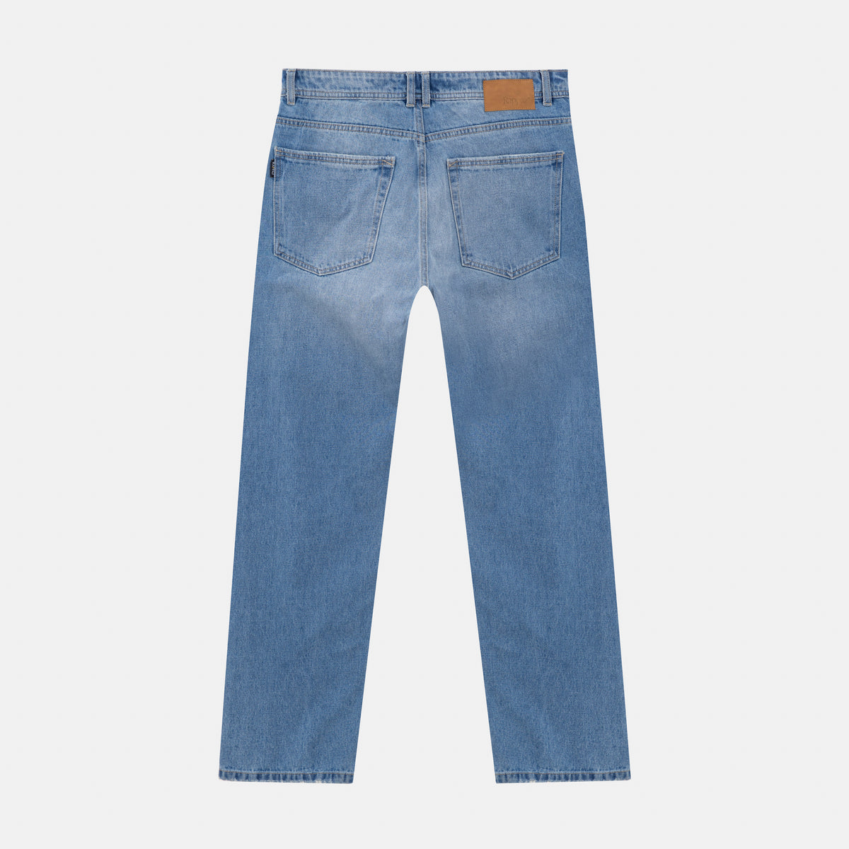 Clean Relaxed Fit Jeans Mid Blue