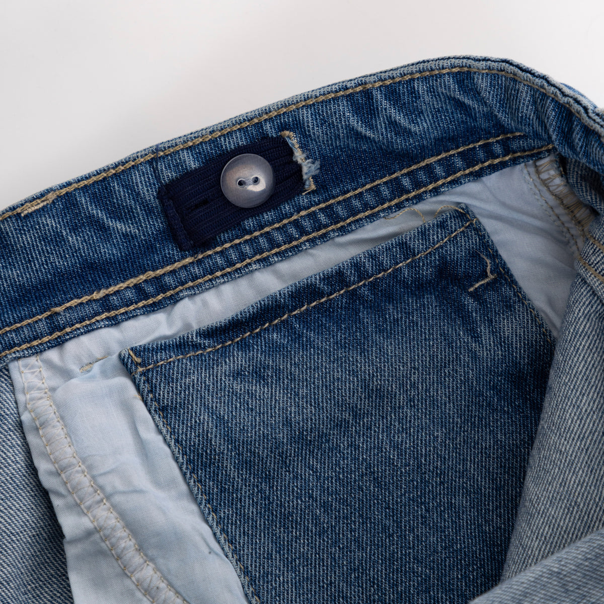 Clean Relaxed Fit Jeans Mid Blue