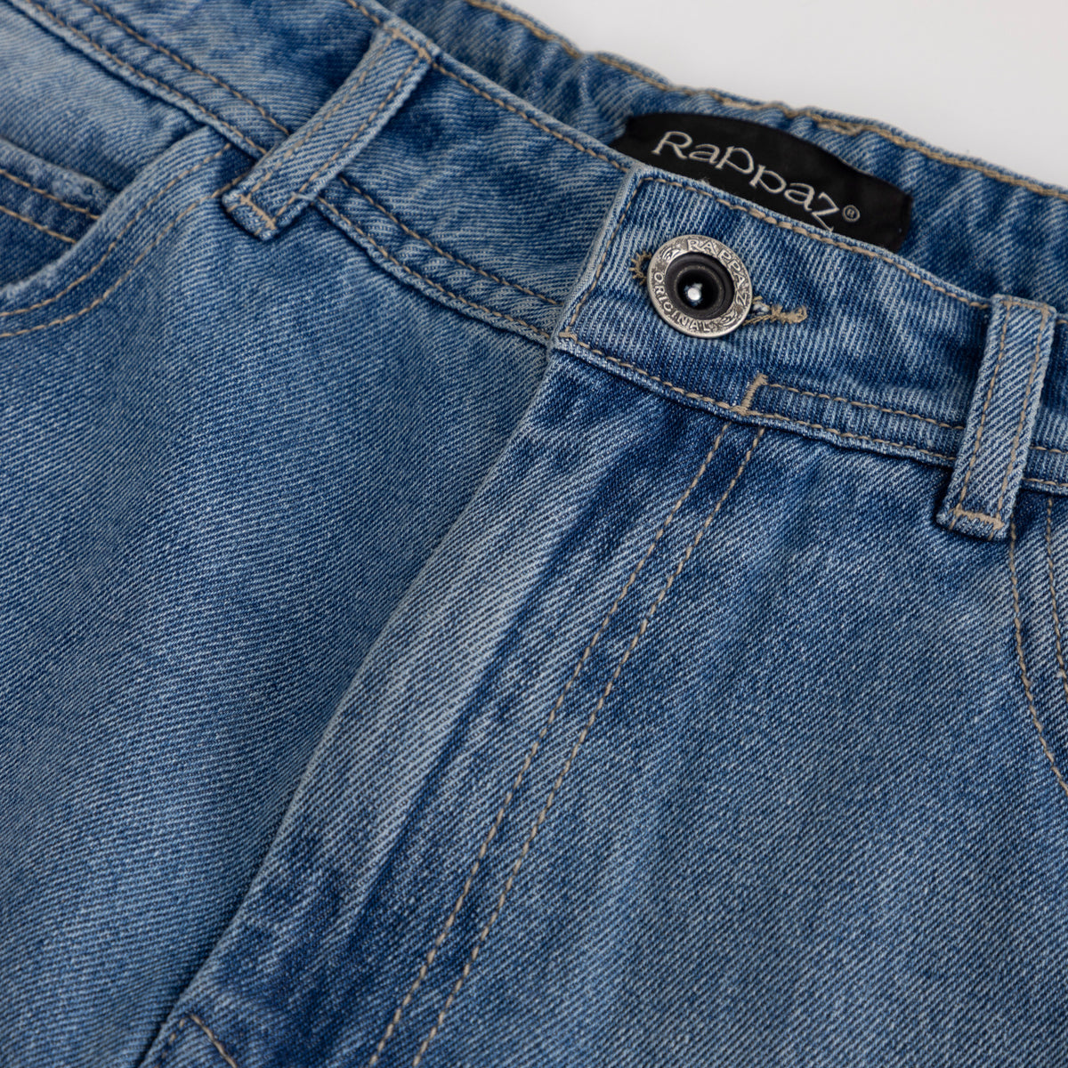 Clean Relaxed Fit Jeans Mid Blue