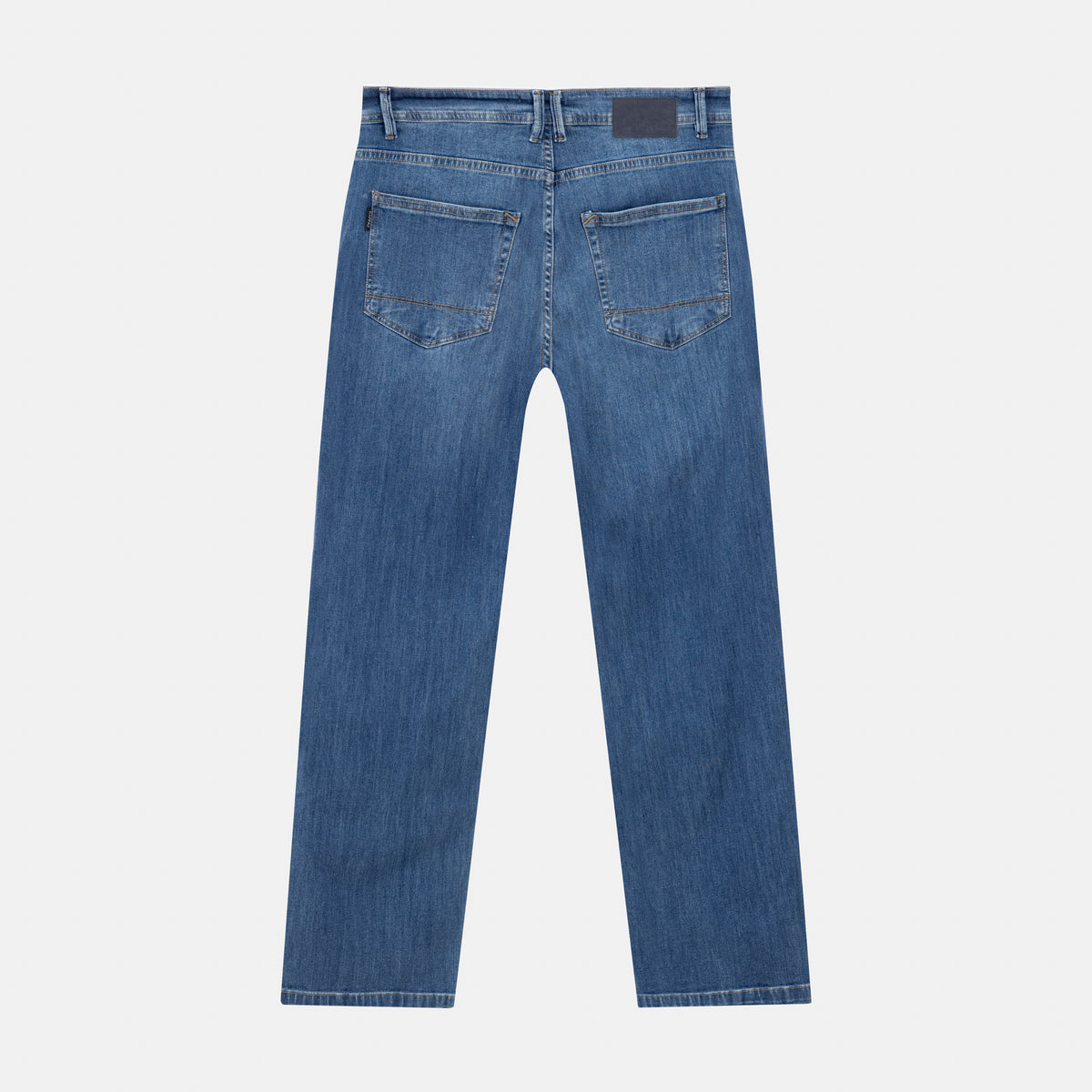 Straight Fit Jeans Mid Blue