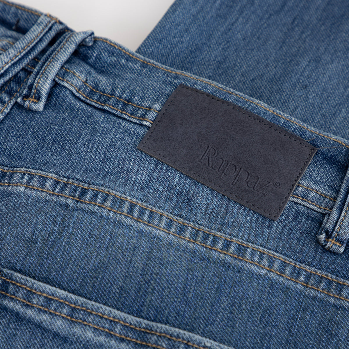Straight Fit Jeans Mid Blue