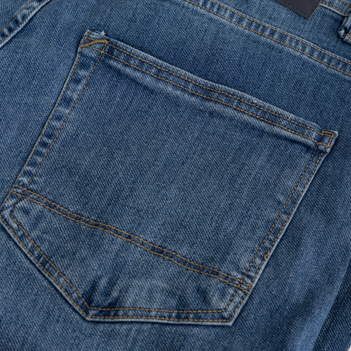 Straight Fit Jeans Mid Blue