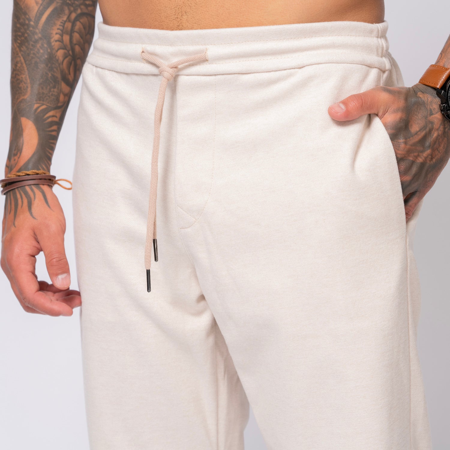 Jogger Clásico Bota Recta Pretina Ajustable con Cordón Marca Rappaz