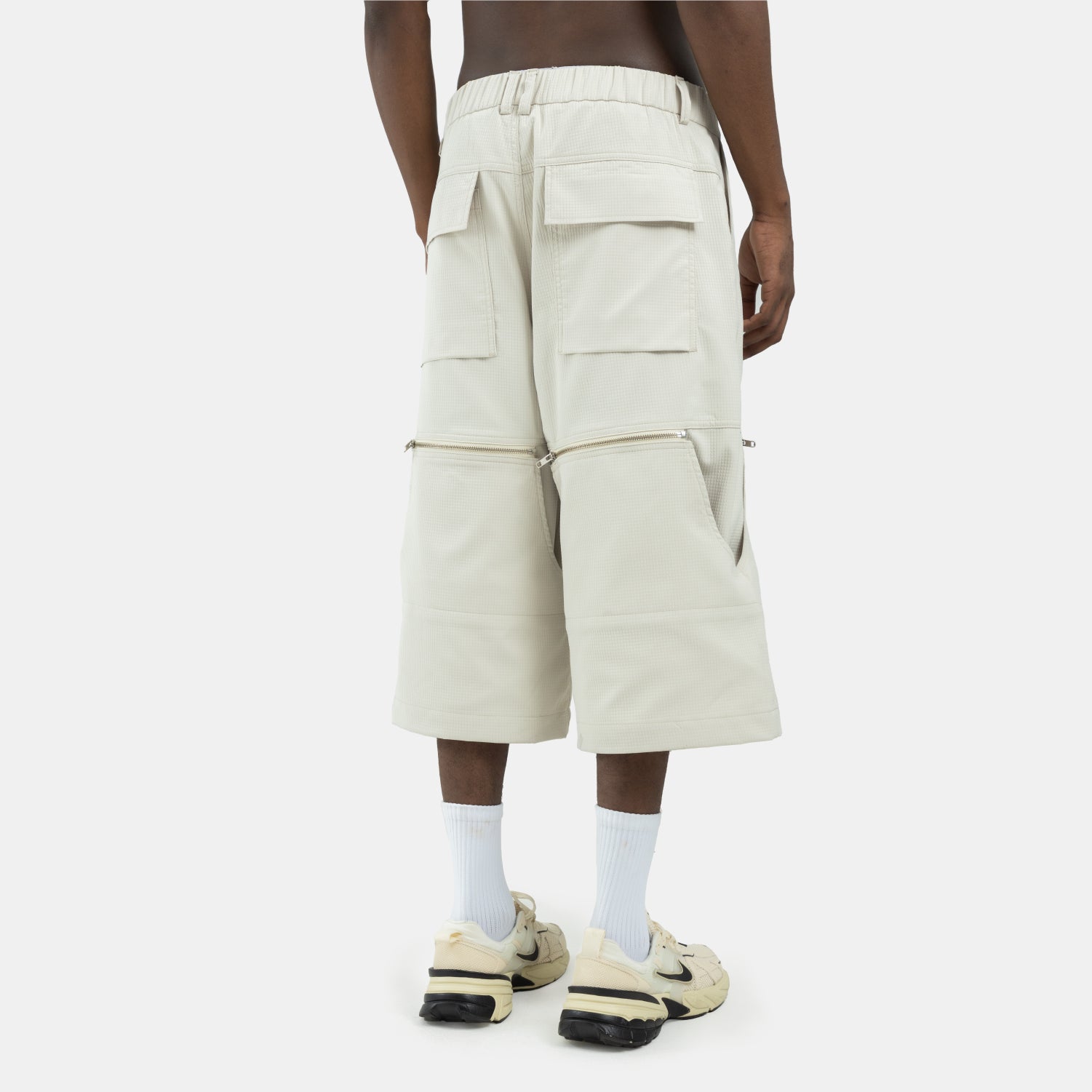 Beige Active Convertible Pants