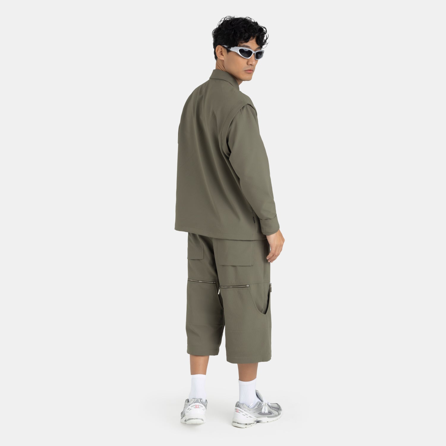 Military Green Active Convertible Pants