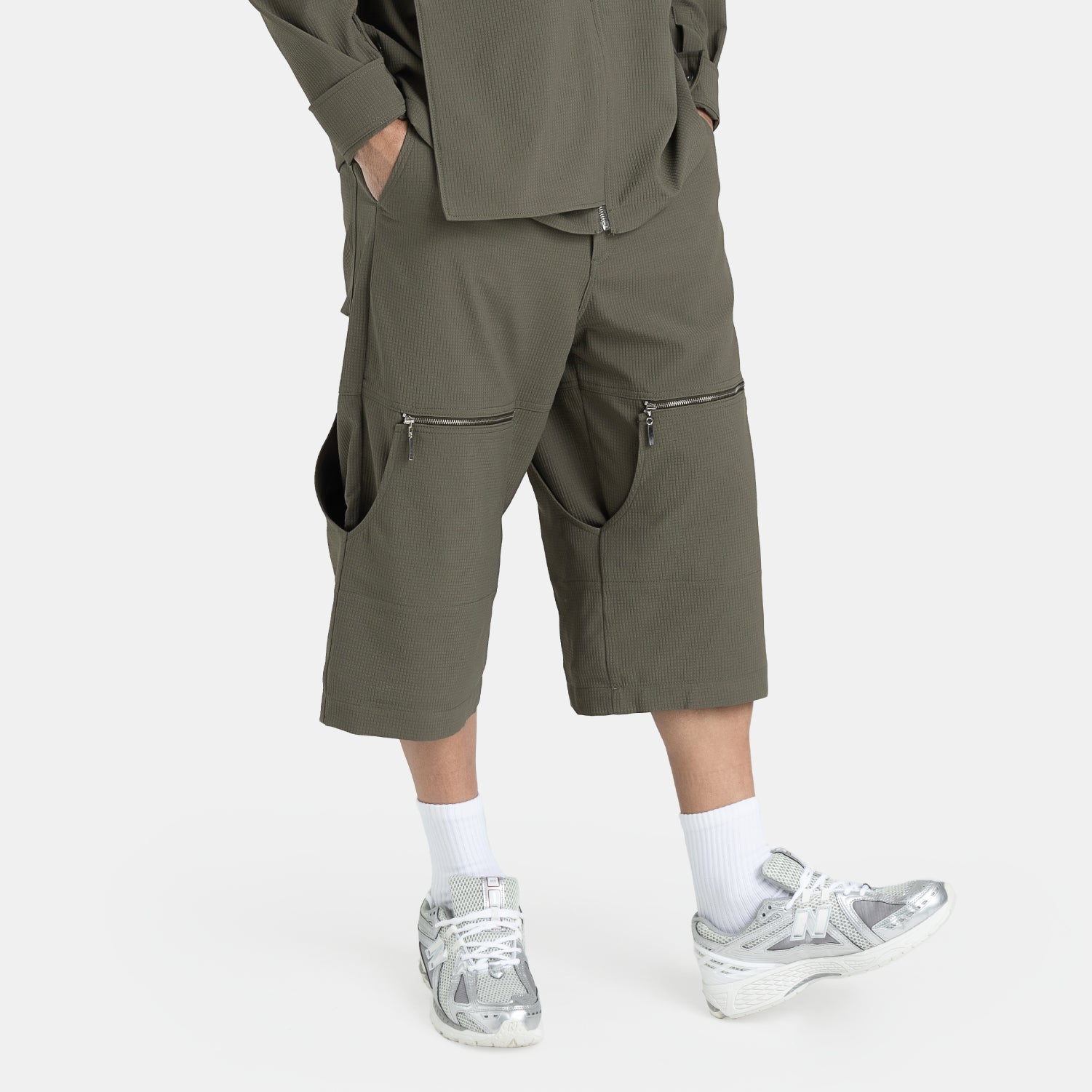 Military Green Active Convertible Pants