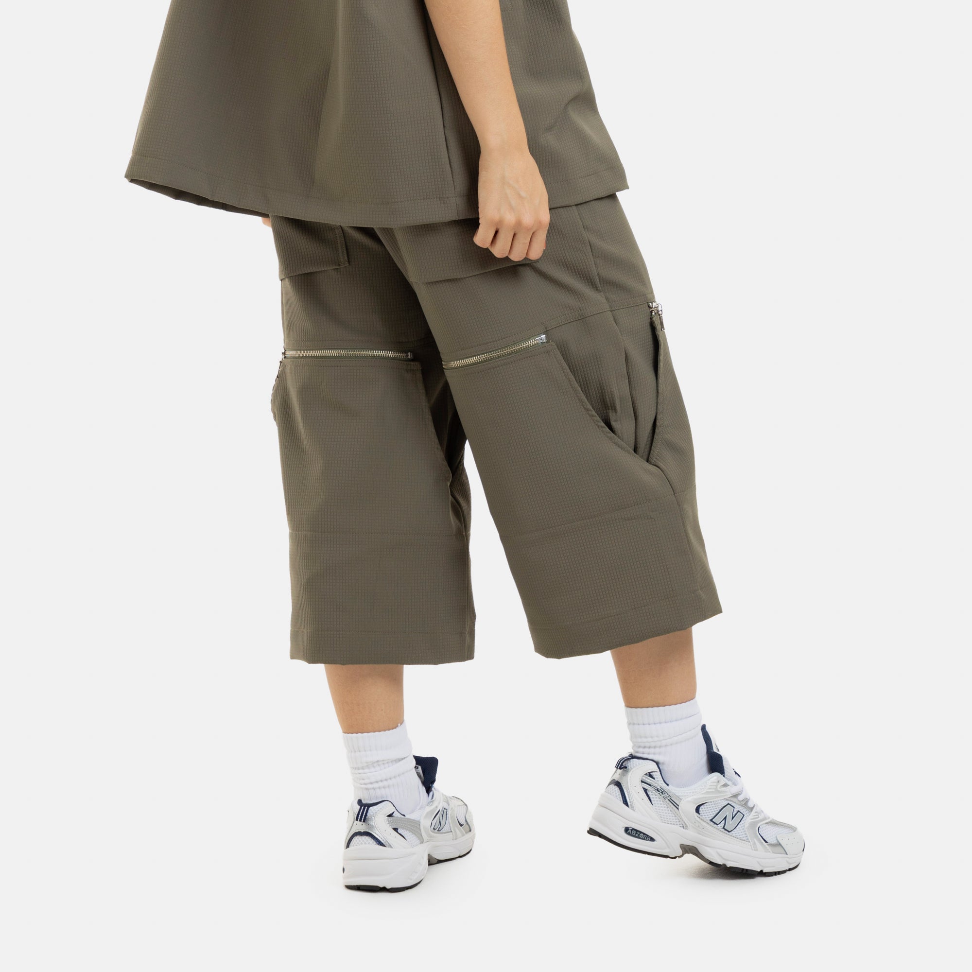 Military Green Active Convertible Pants