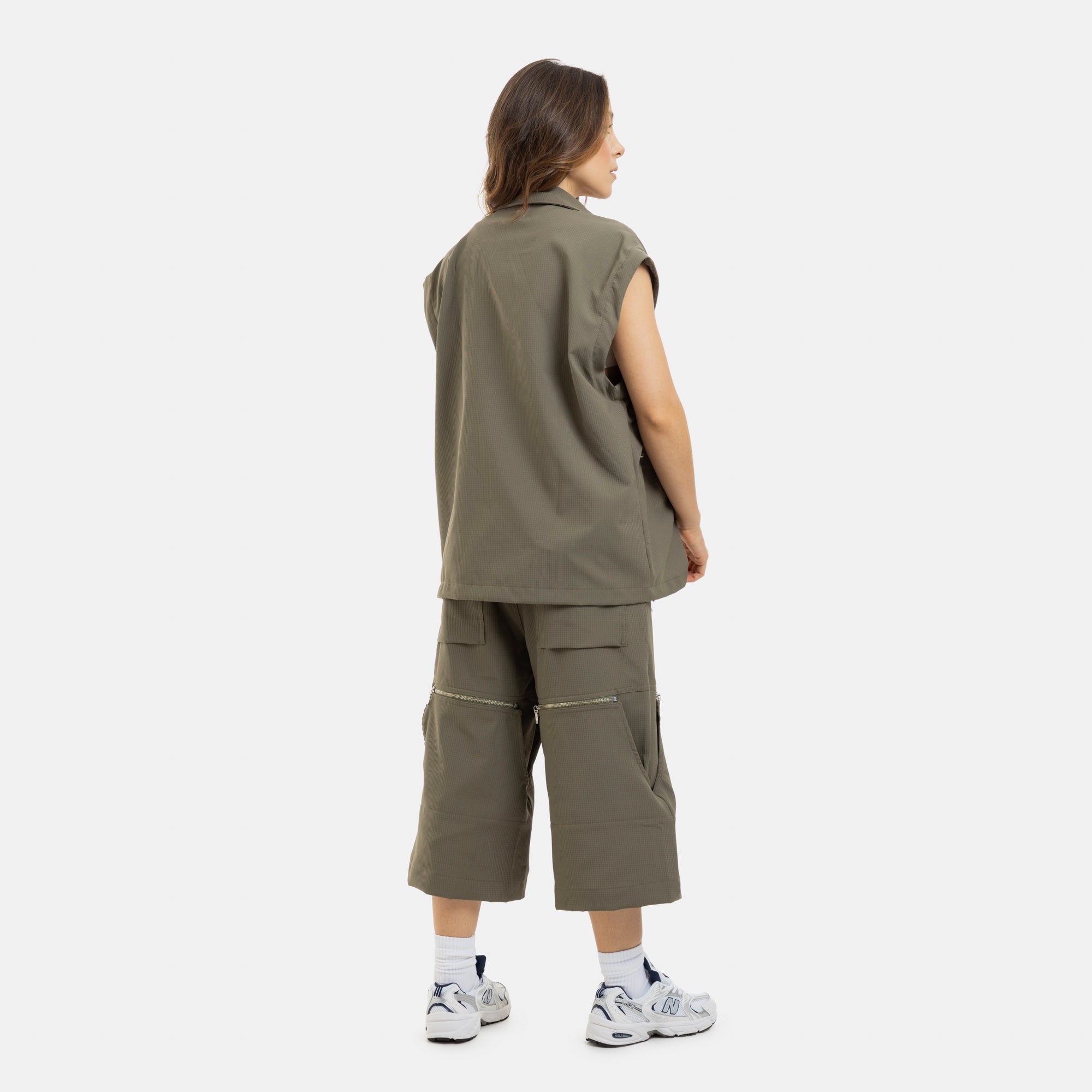 Military Green Active Convertible Pants