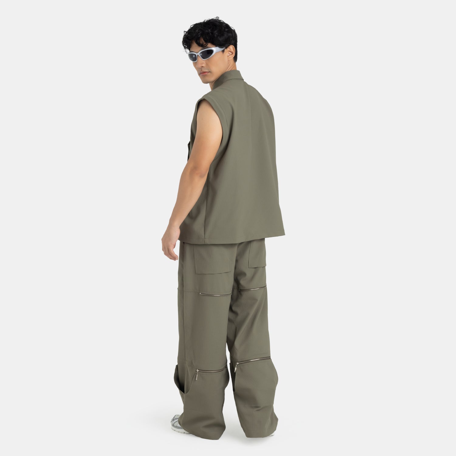 Military Green Active Convertible Pants