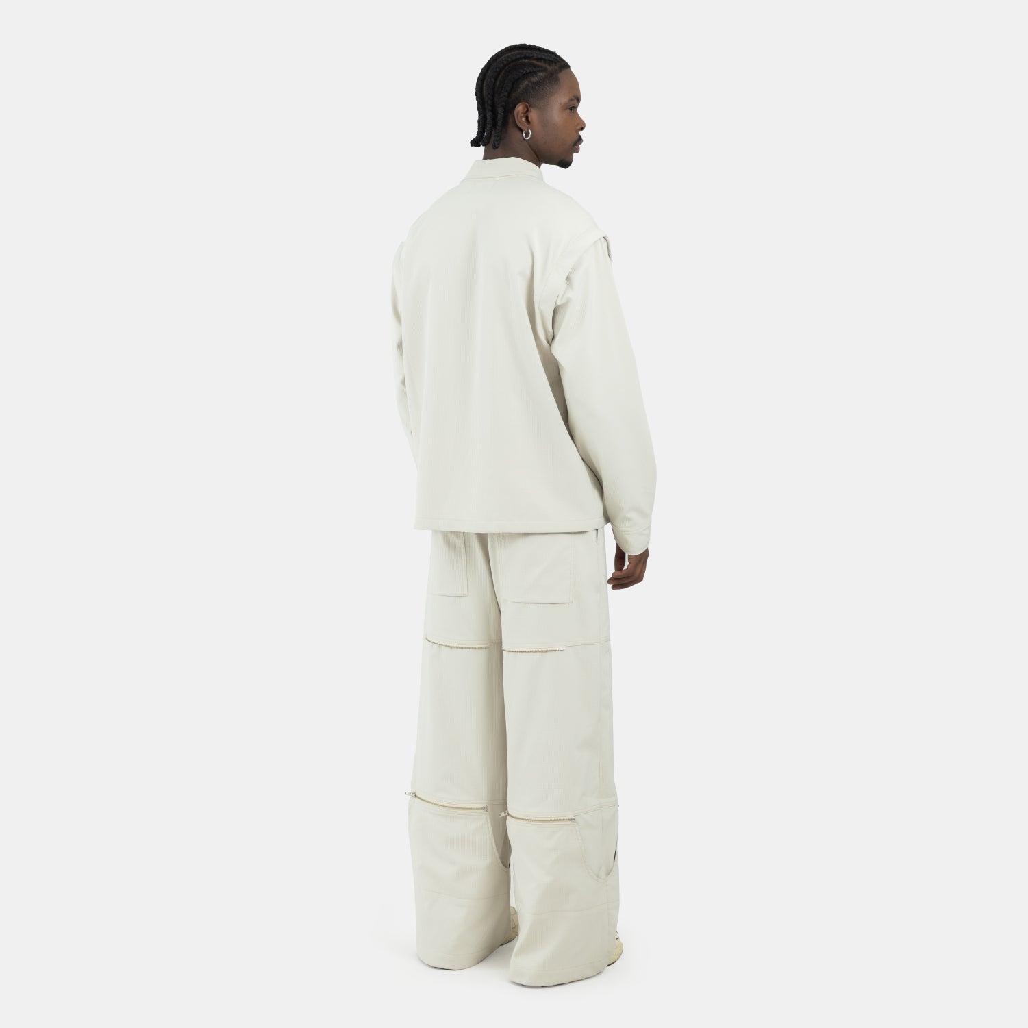 Beige Active Convertible Pants