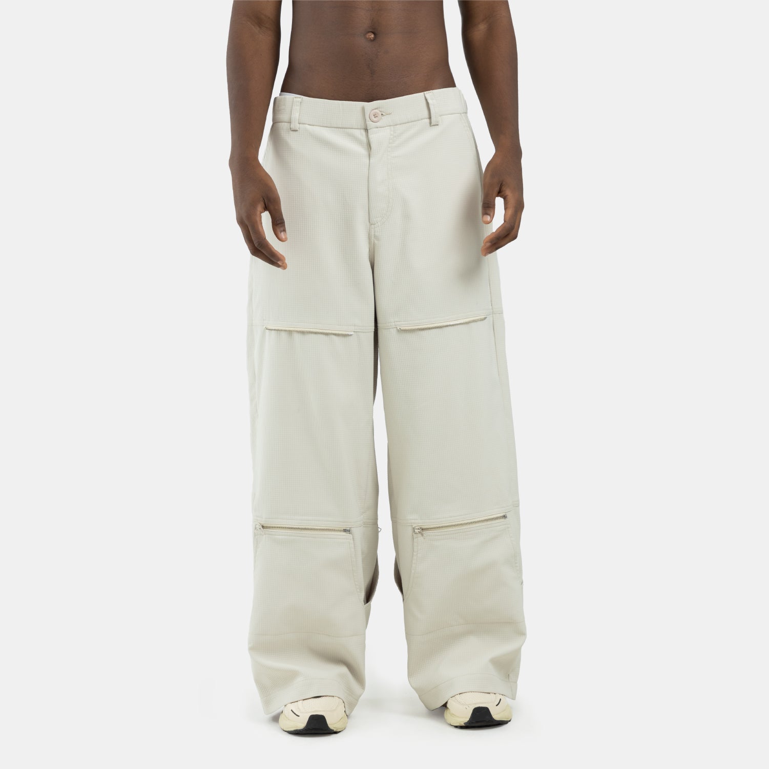 Beige Active Convertible Pants