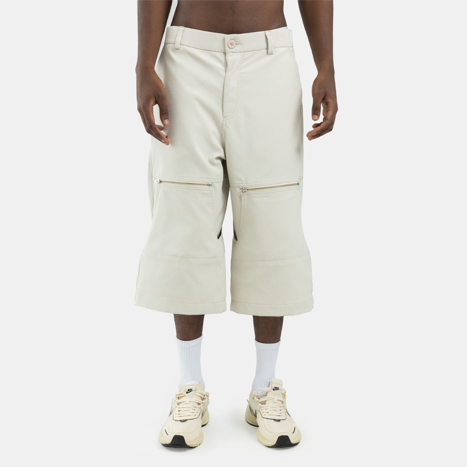 Beige Active Convertible Pants