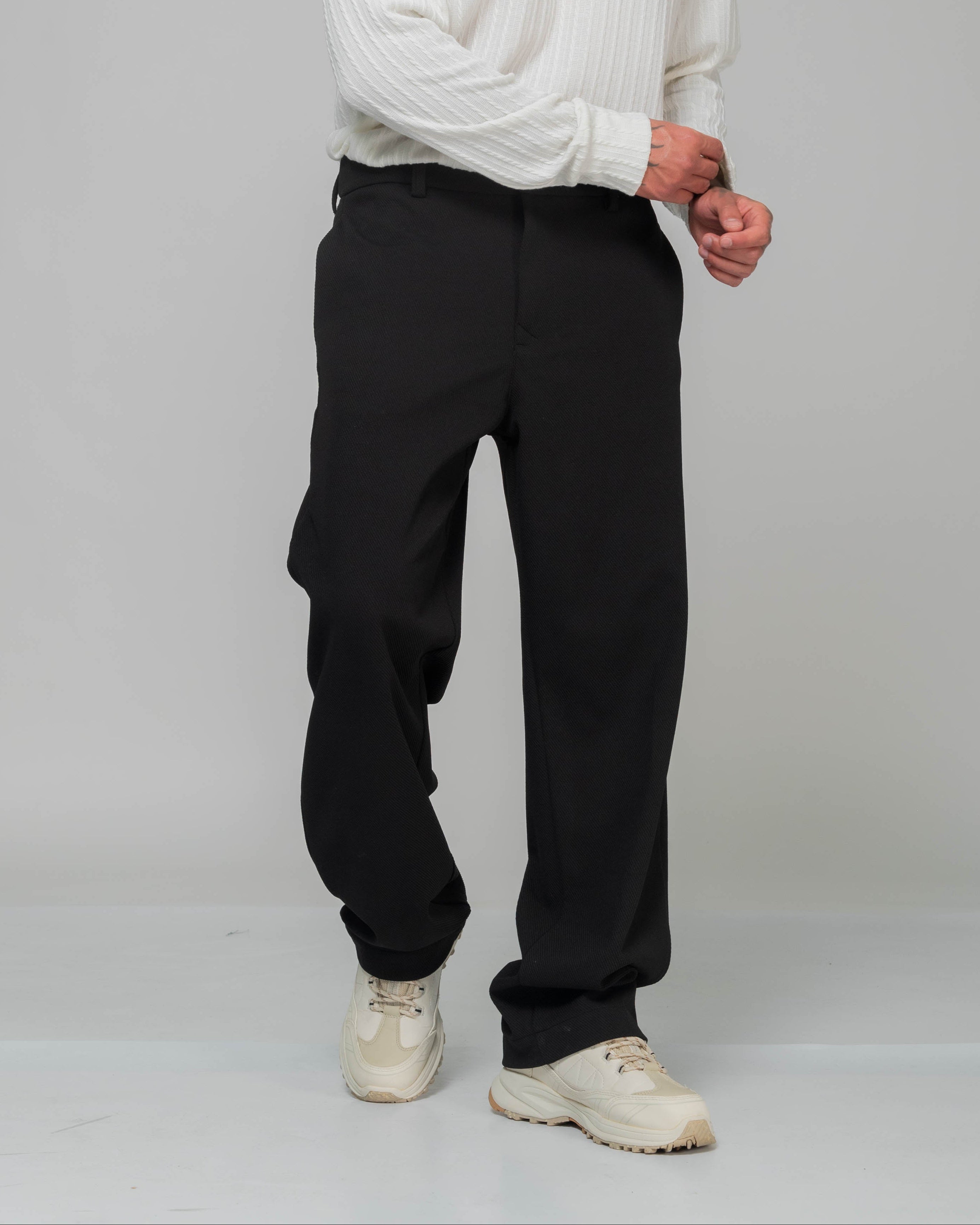 Black EcoDrift Trousers