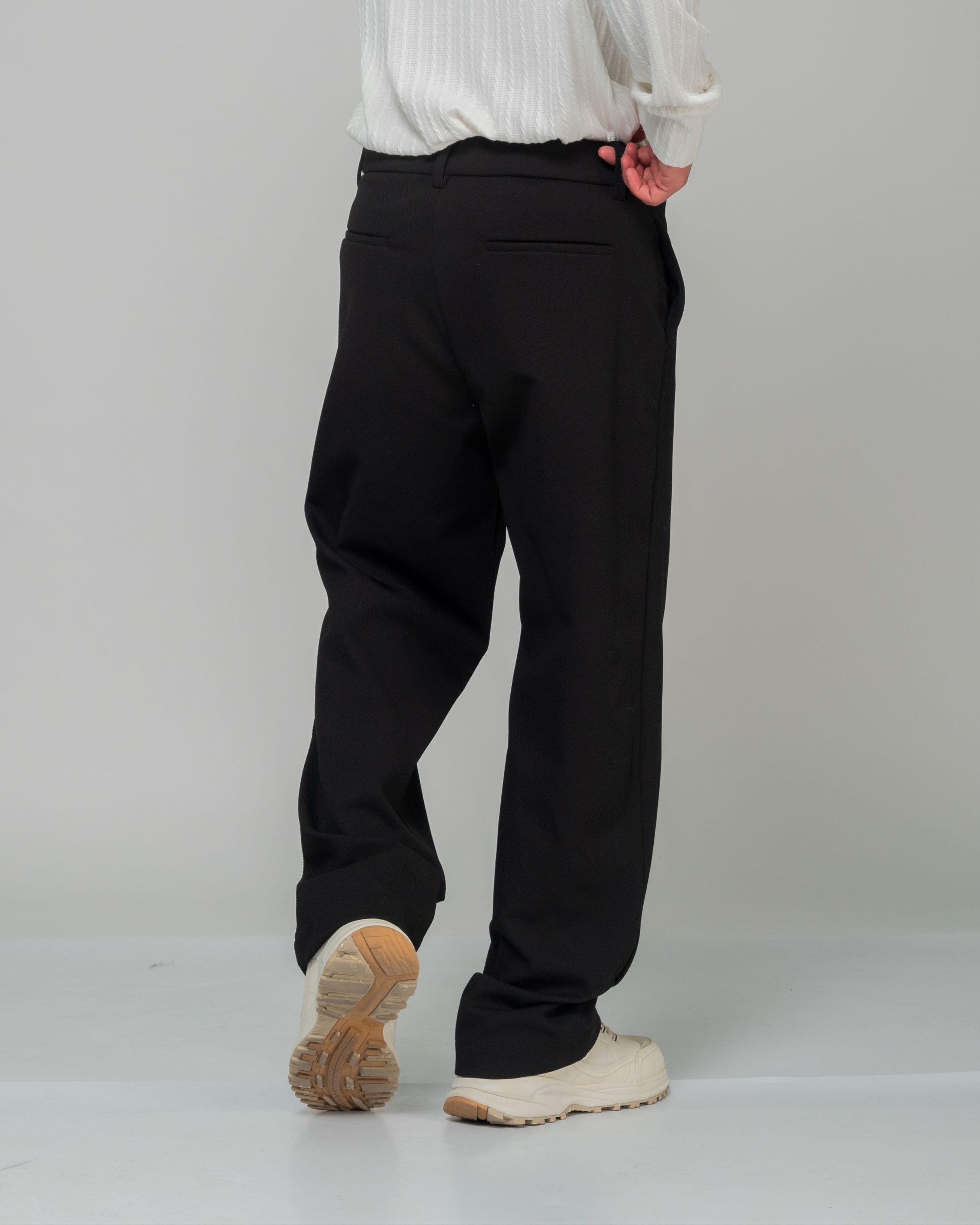 Black EcoDrift Trousers
