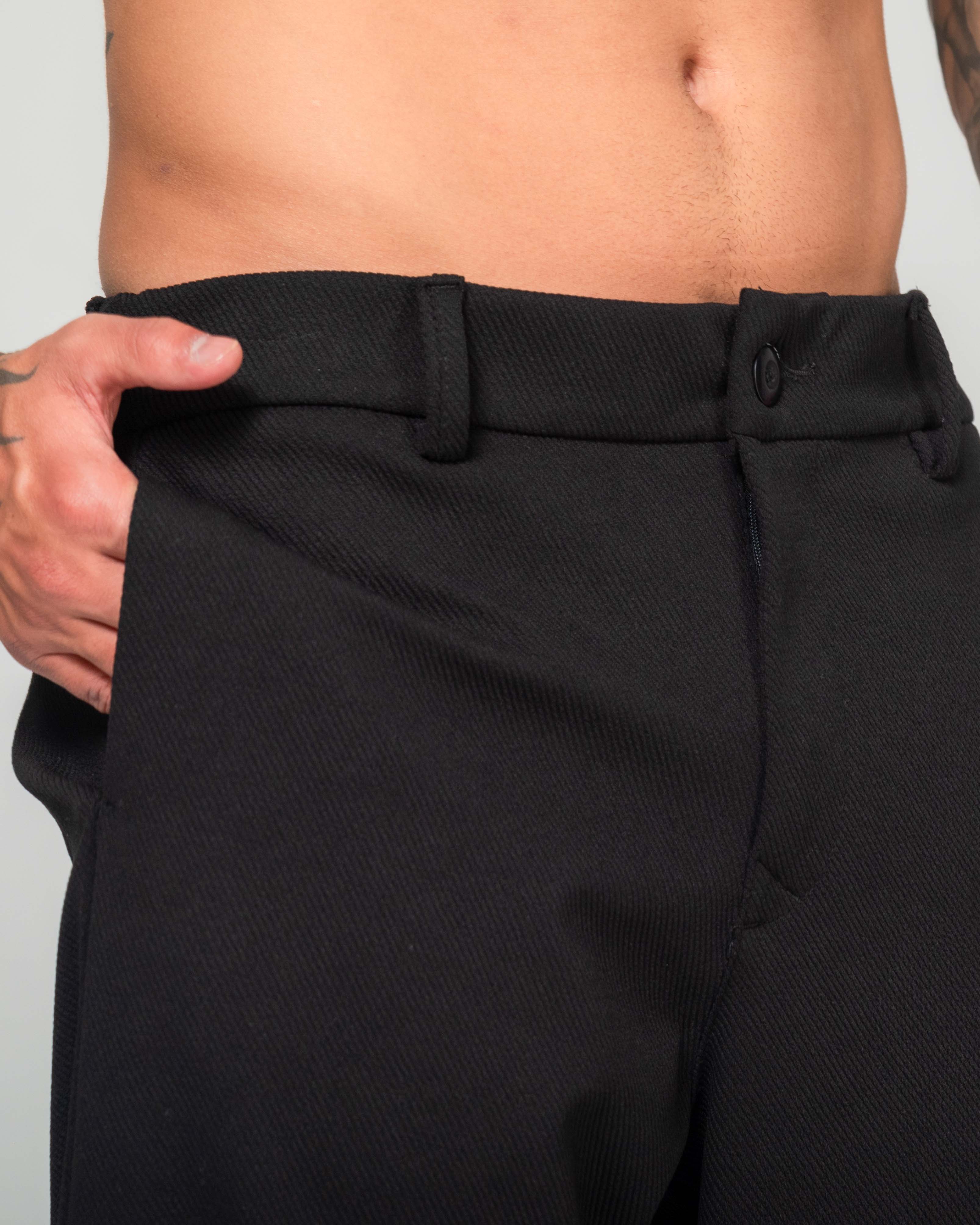 Black EcoDrift Trousers