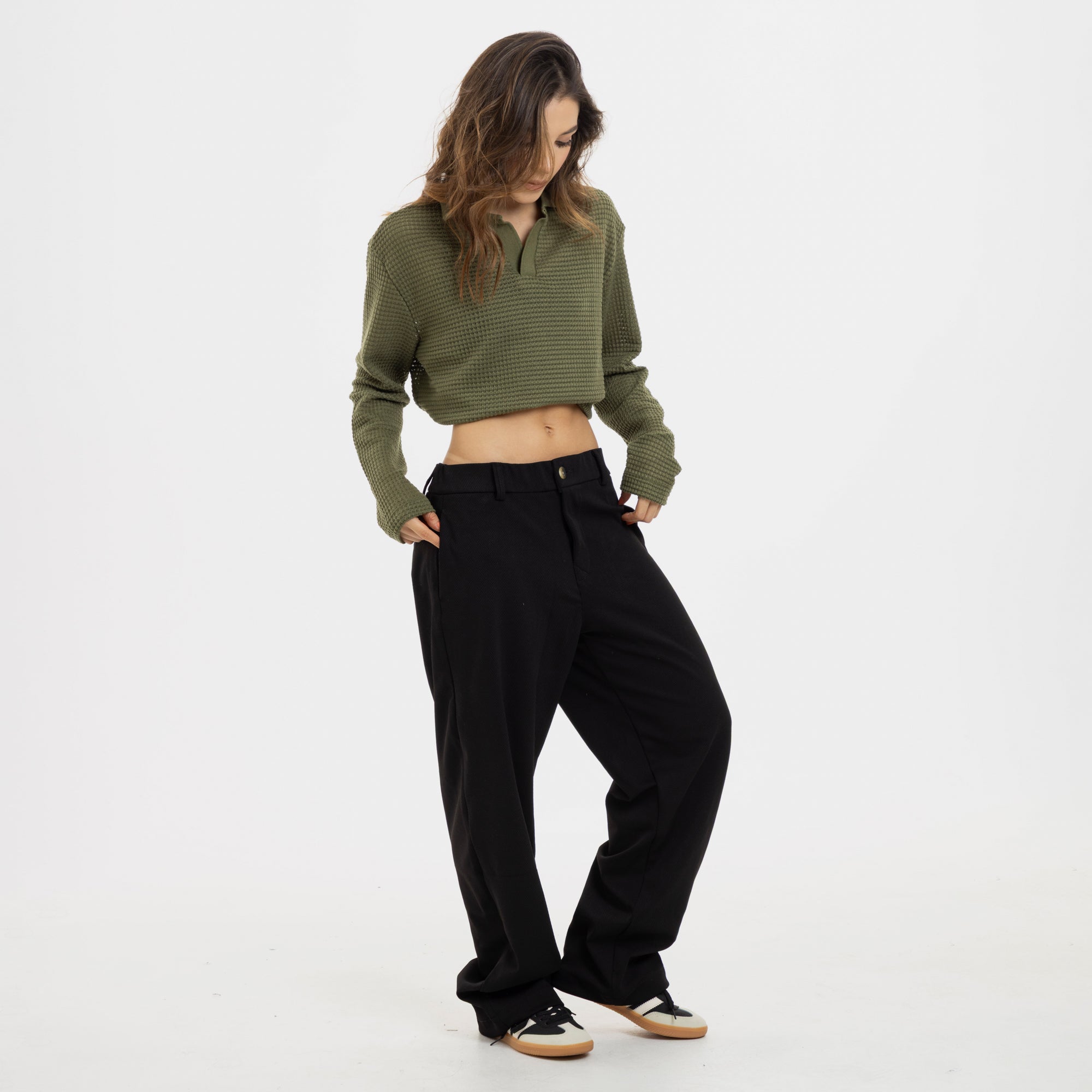 Black EcoDrift Trousers WOMAN