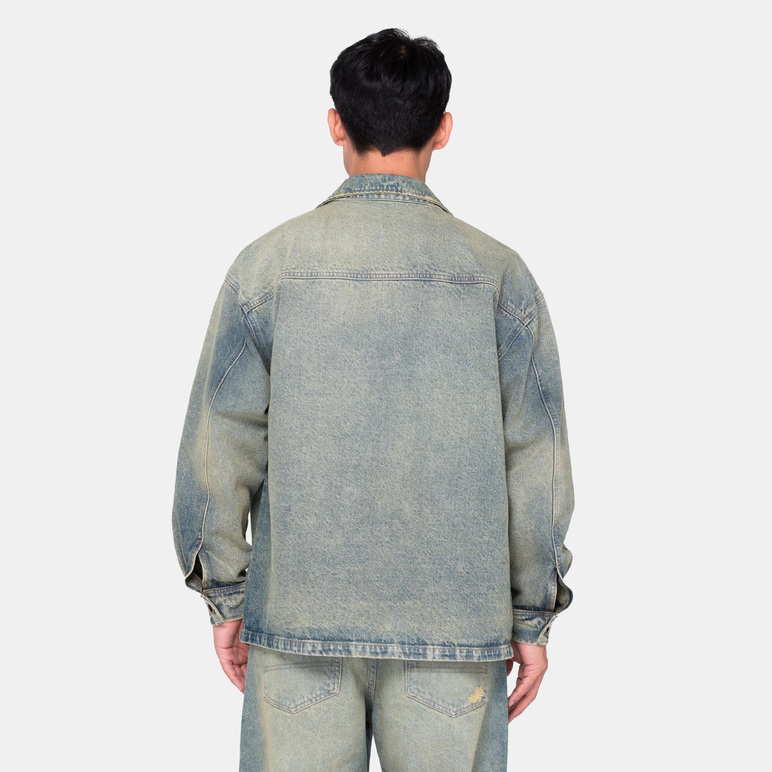 Dirty Wash Denim Overshirt