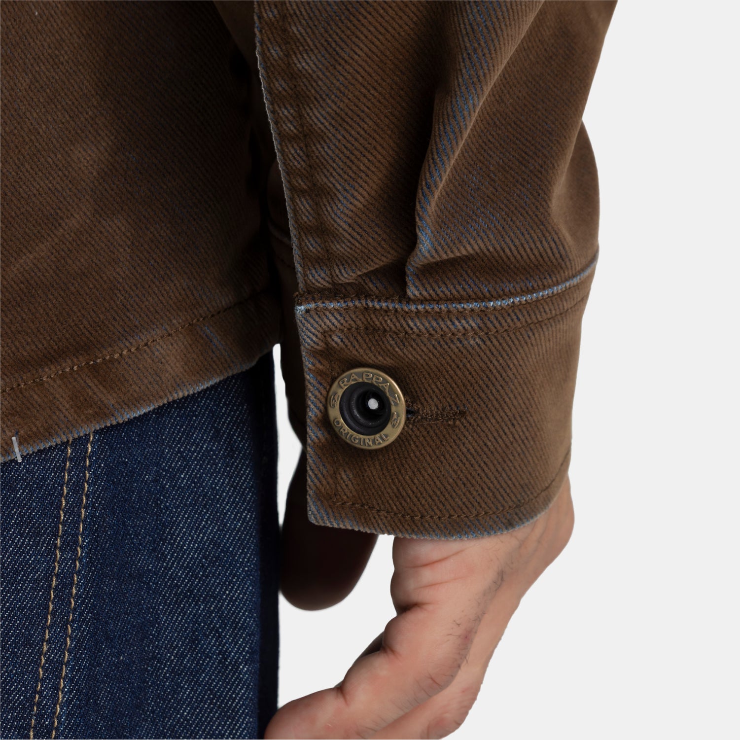 Corduroy Denim Overshirt Coffee