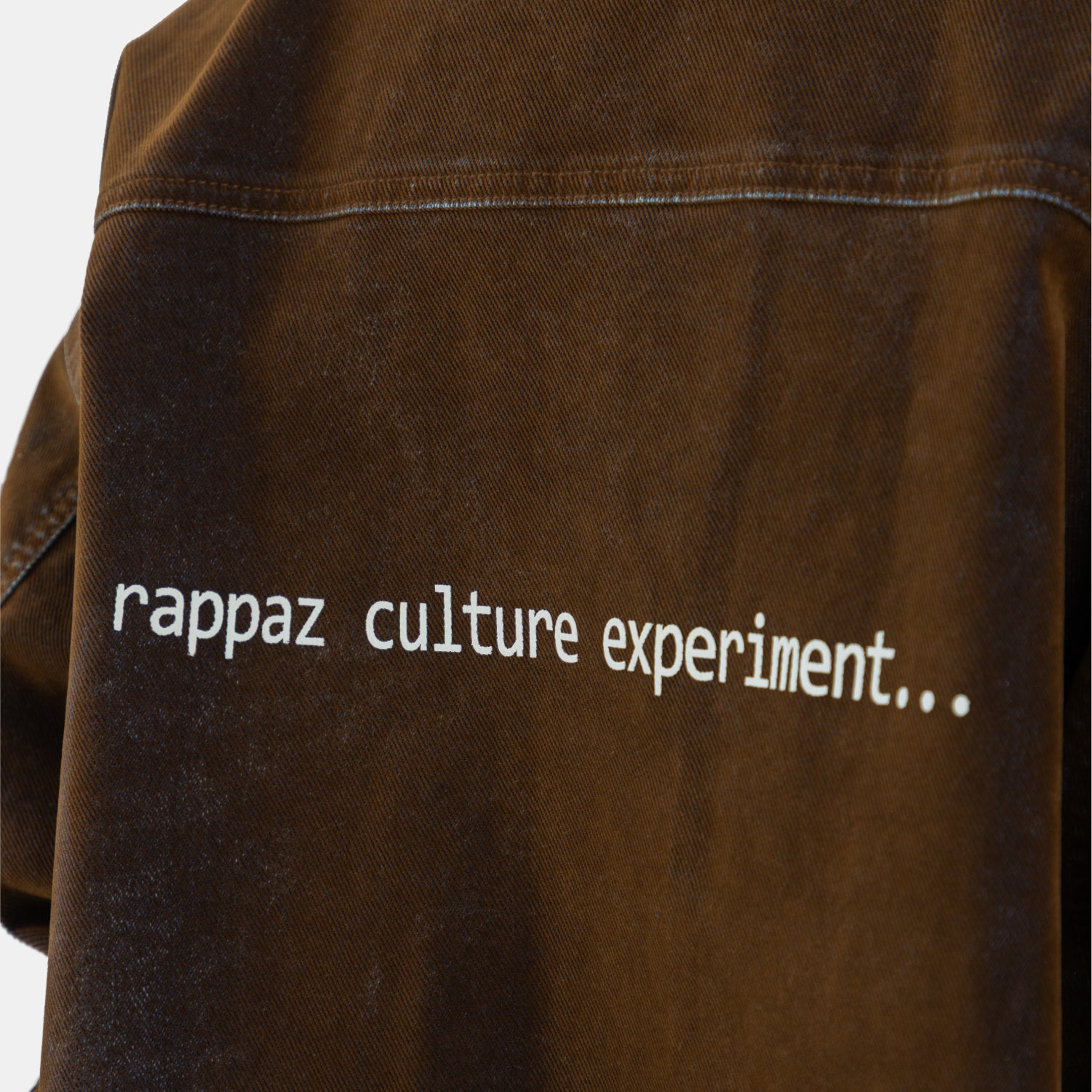 Corduroy Denim Overshirt Coffee WOMAN