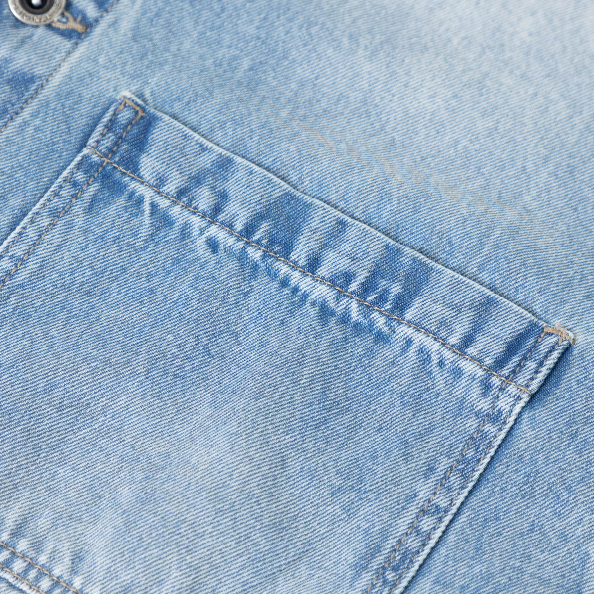 Work Denim Overshirt Azul Claro