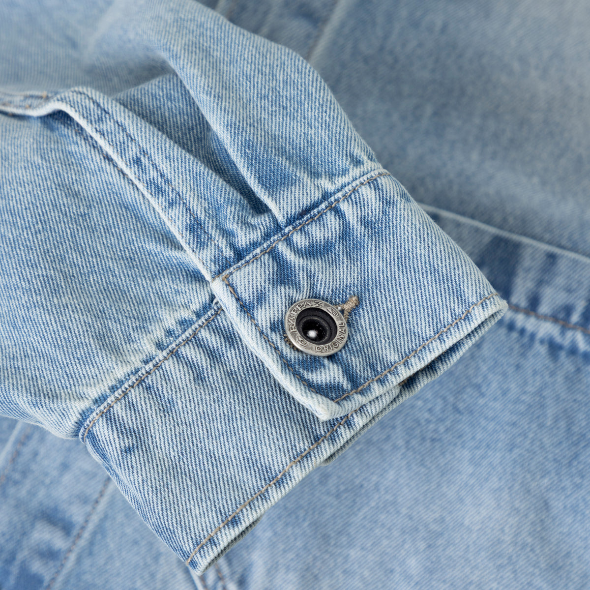 Work Denim Overshirt Azul Claro