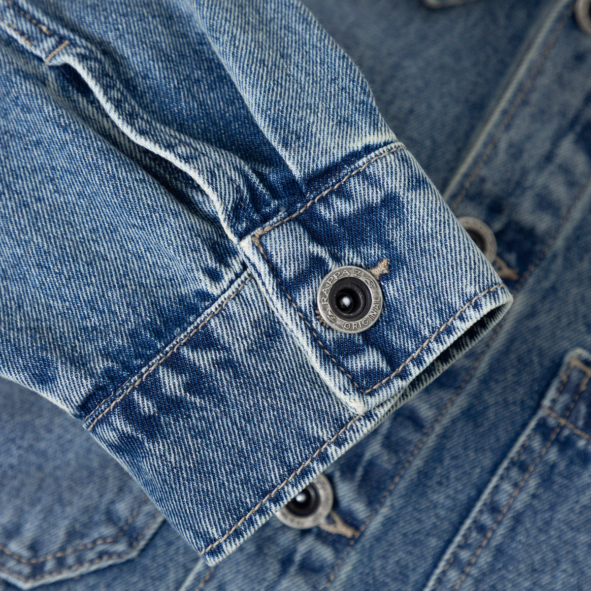 Work Denim Overshirt Azul Medio