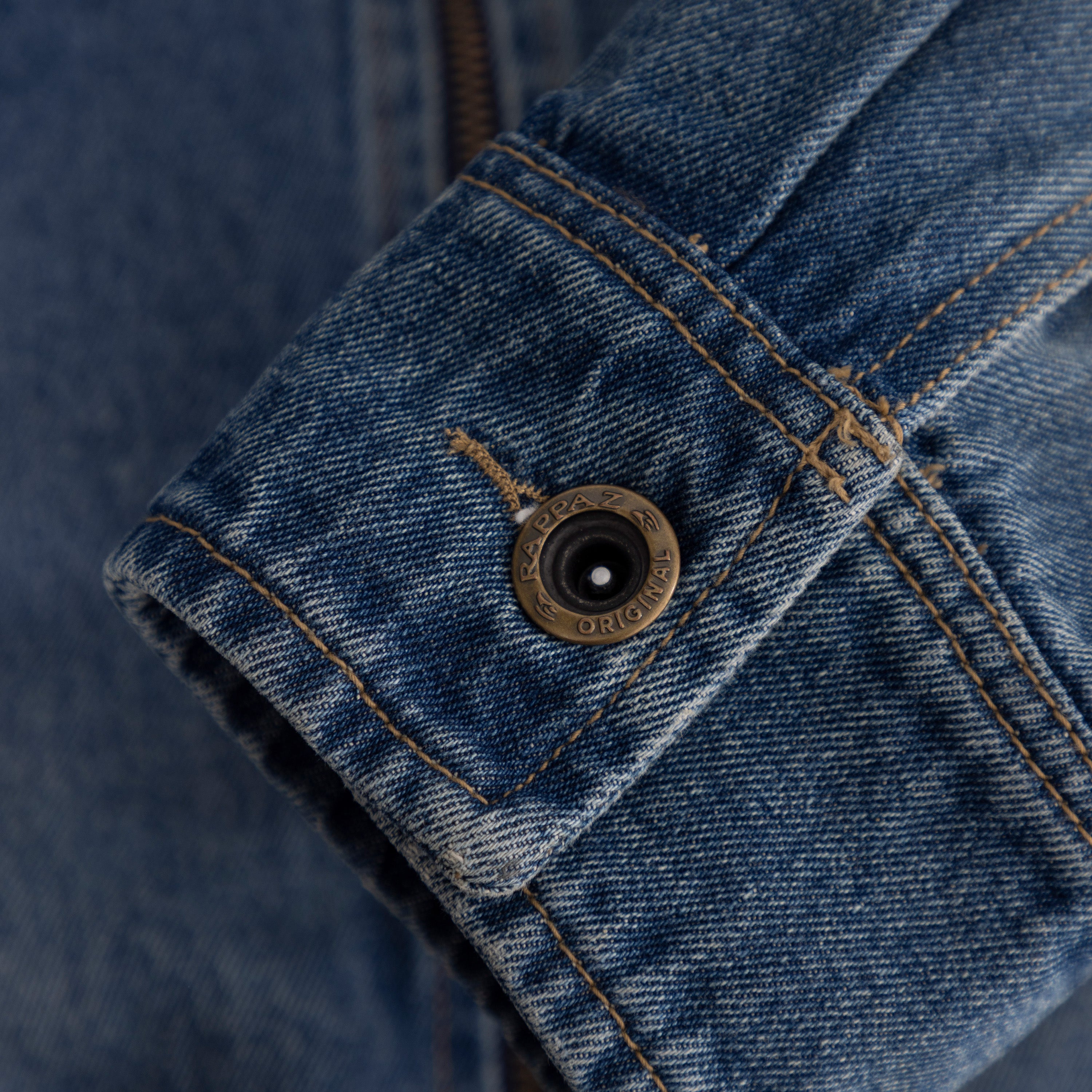 Bomber Denim Jacket Azul Medio