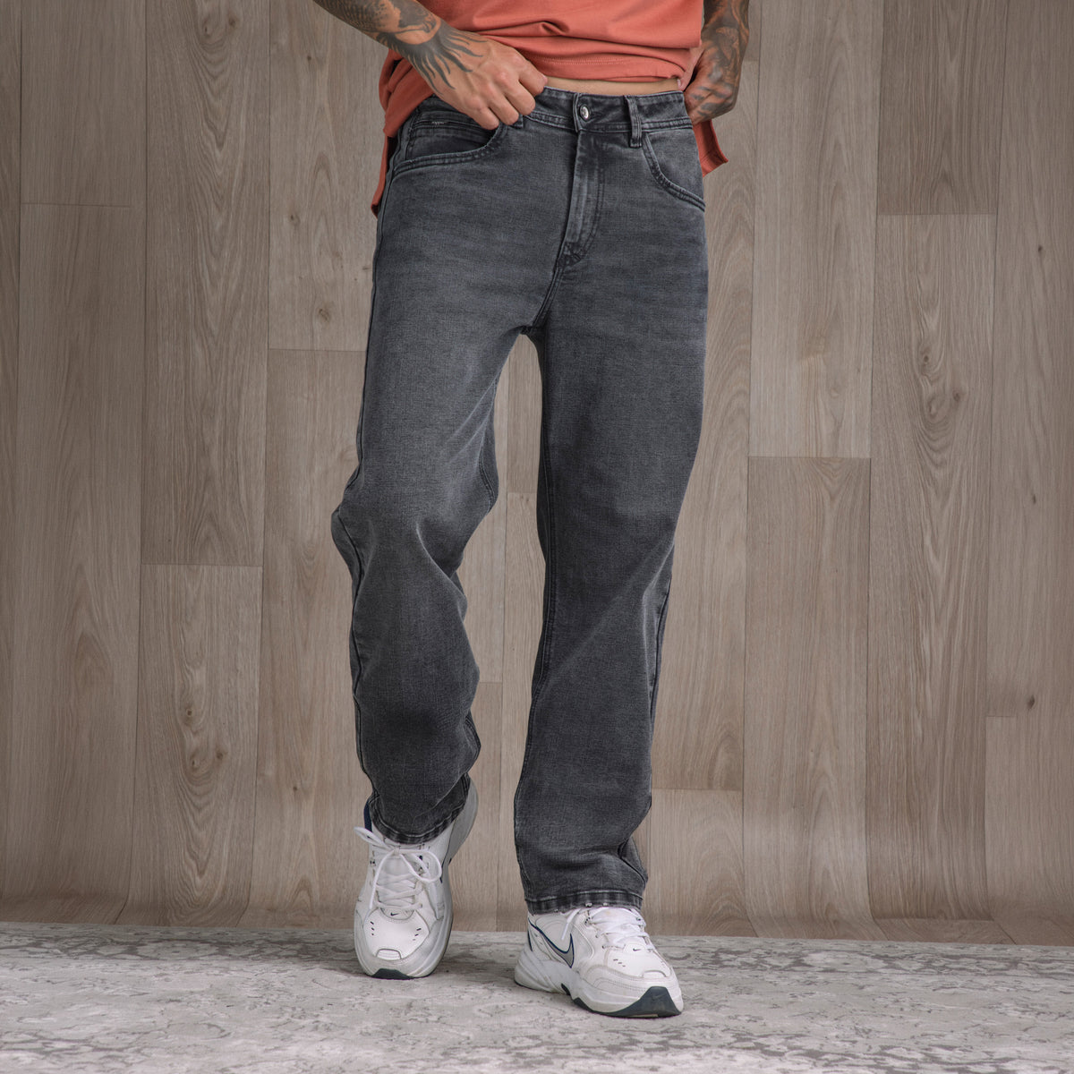 Stone Regular Jean Gris Oscuro