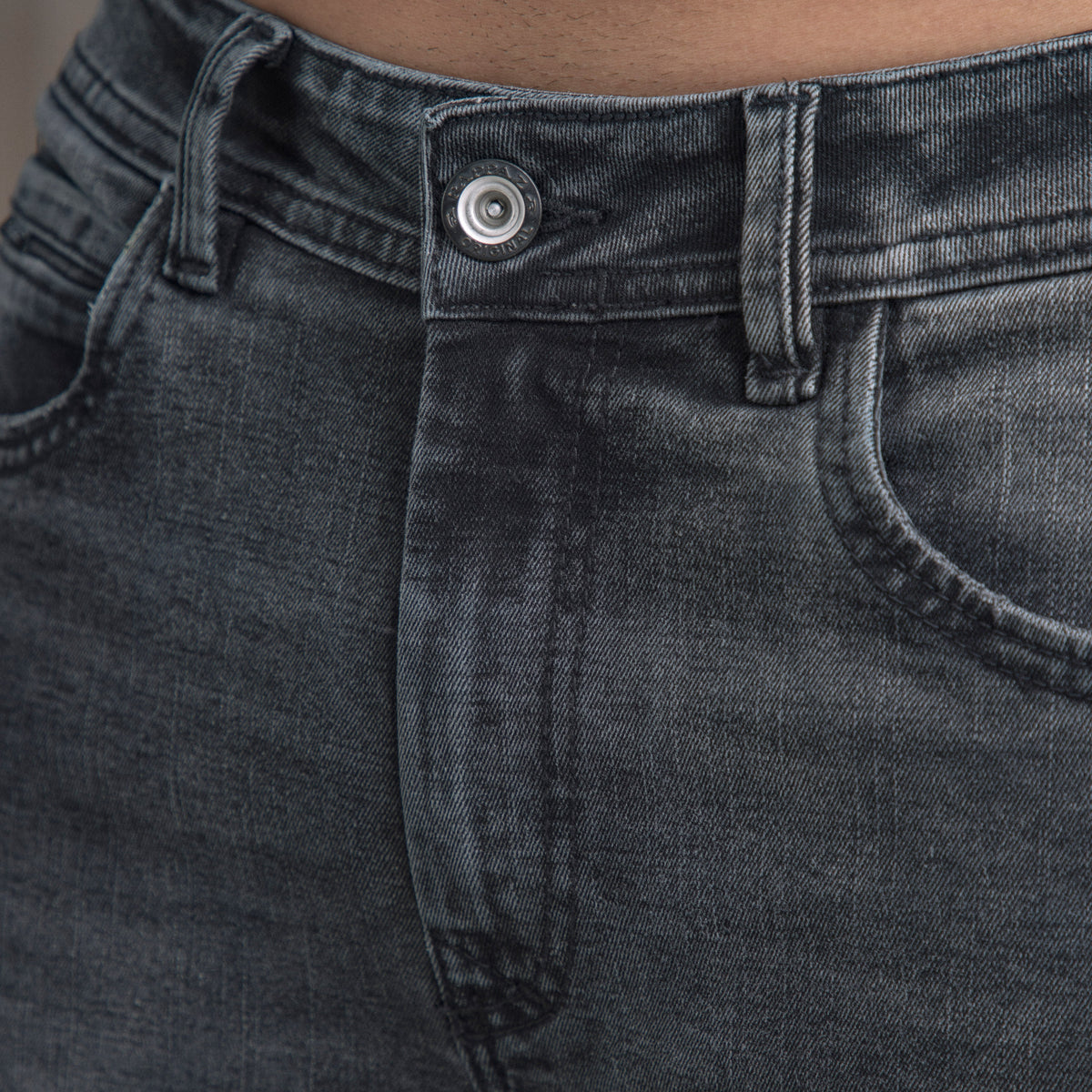 Stone Regular Jean Gris Oscuro