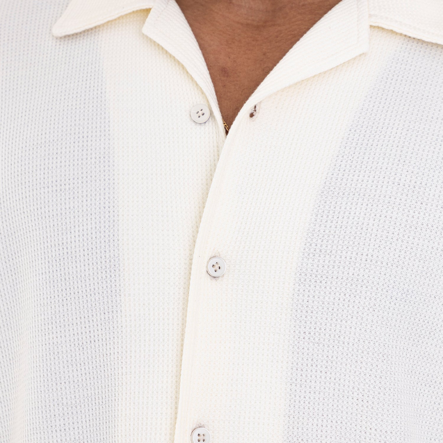 Relaxed Short Sleeve Shirt Ivory