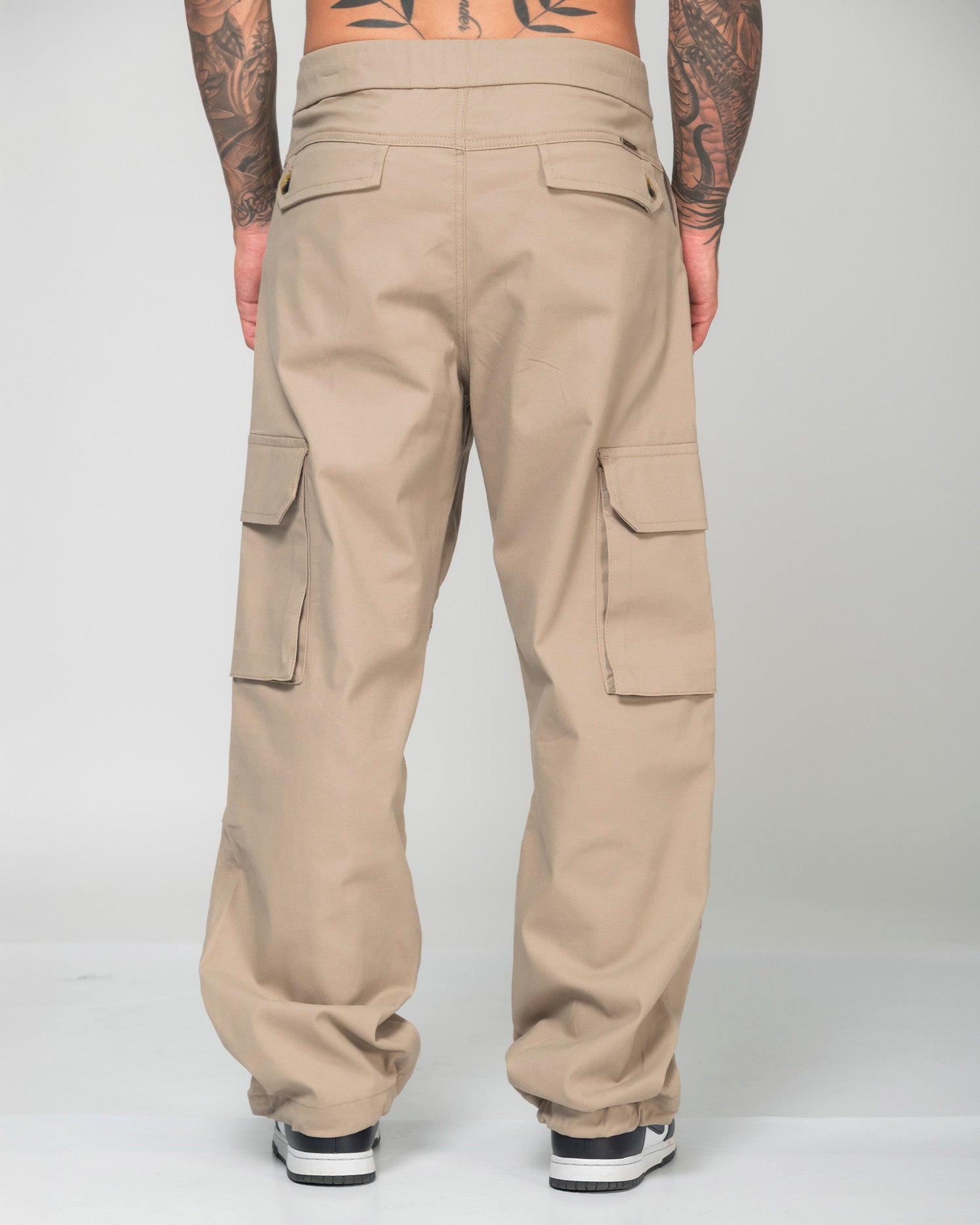 Jogger Relaxed Fit Cargo Bota Drapeada Marca Rappaz