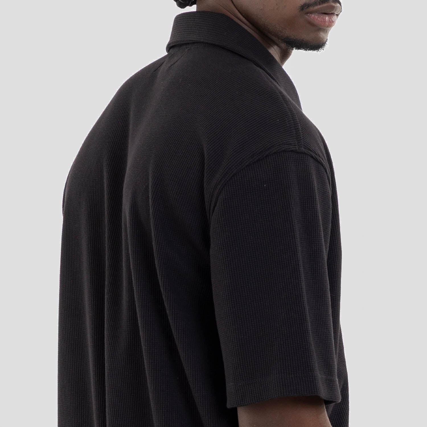 Relaxed Short Sleeve Shirt Black