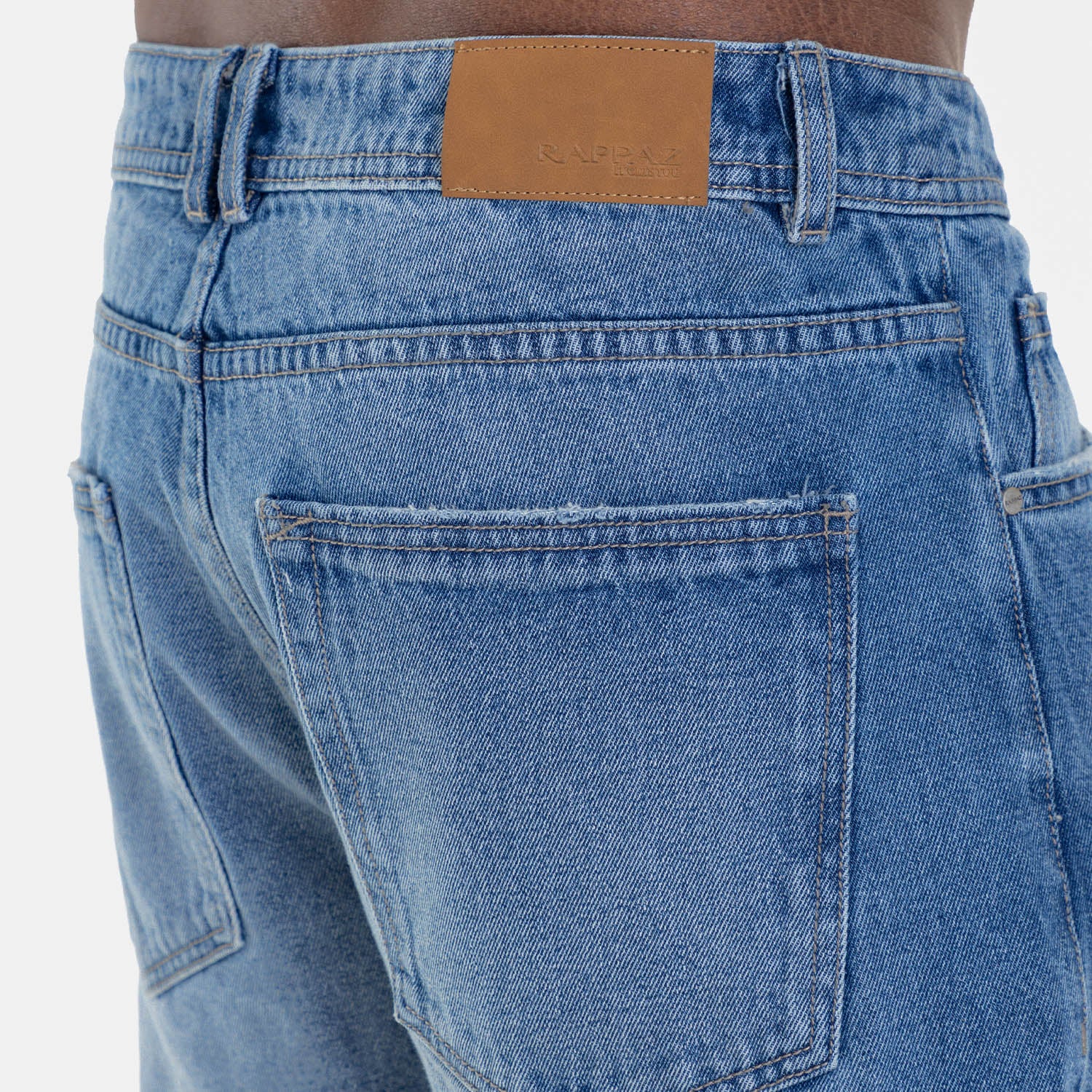 Clean Relaxed Fit Jeans Mid Blue