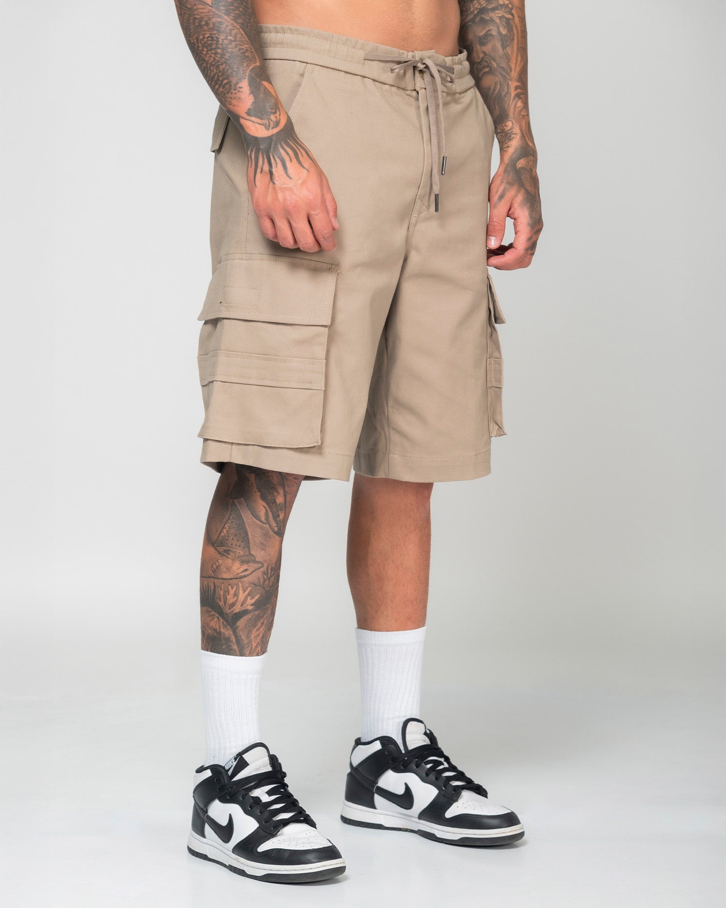 Bermuda Tipo Cargo Pretina Deportiva Con Cordón Marca Rappaz